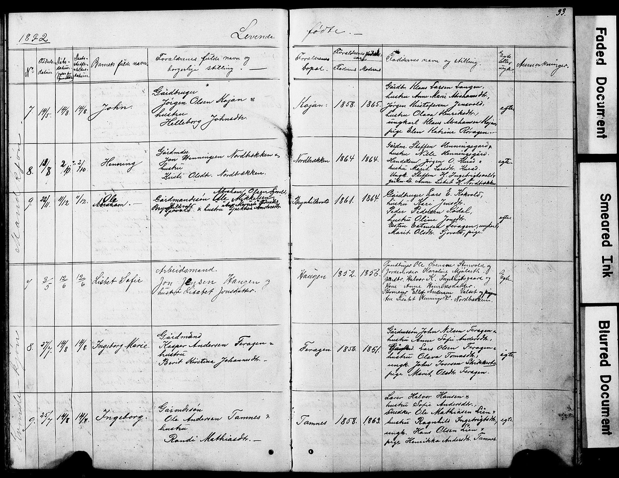 Ministerialprotokoller, klokkerbøker og fødselsregistre - Sør-Trøndelag, SAT/A-1456/683/L0949: Parish register (copy) no. 683C01, 1880-1896, p. 33