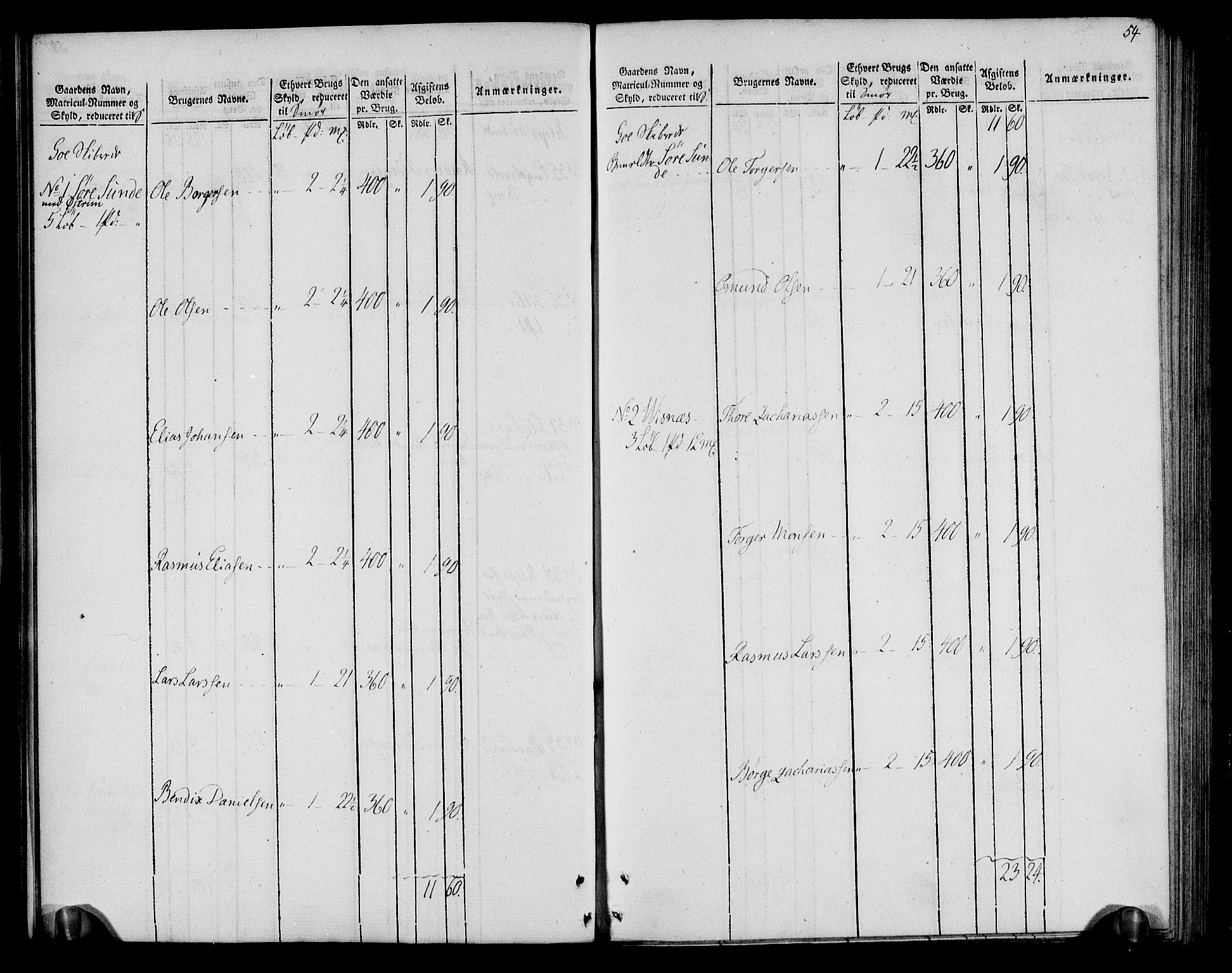 Rentekammeret inntil 1814, Realistisk ordnet avdeling, AV/RA-EA-4070/N/Ne/Nea/L0099: Jæren og Dalane fogderi. Oppebørselsregister, 1803-1804, p. 58