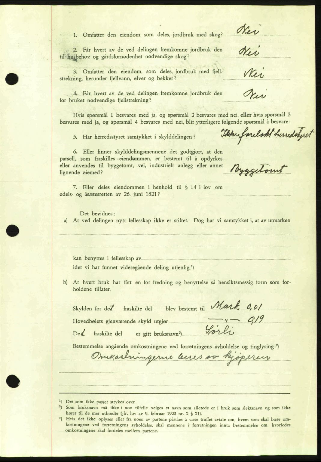 Romsdal sorenskriveri, AV/SAT-A-4149/1/2/2C: Mortgage book no. A6, 1938-1939, Diary no: : 965/1939