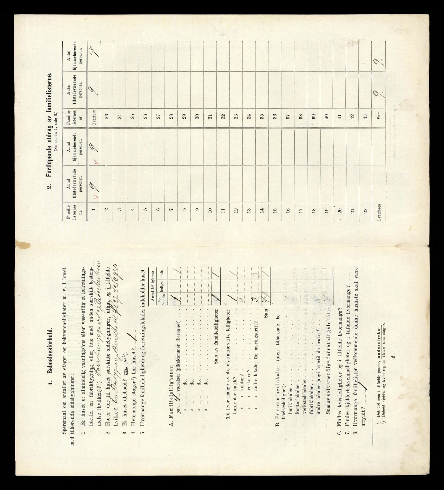 RA, 1910 census for Kristiansand, 1910, p. 1535