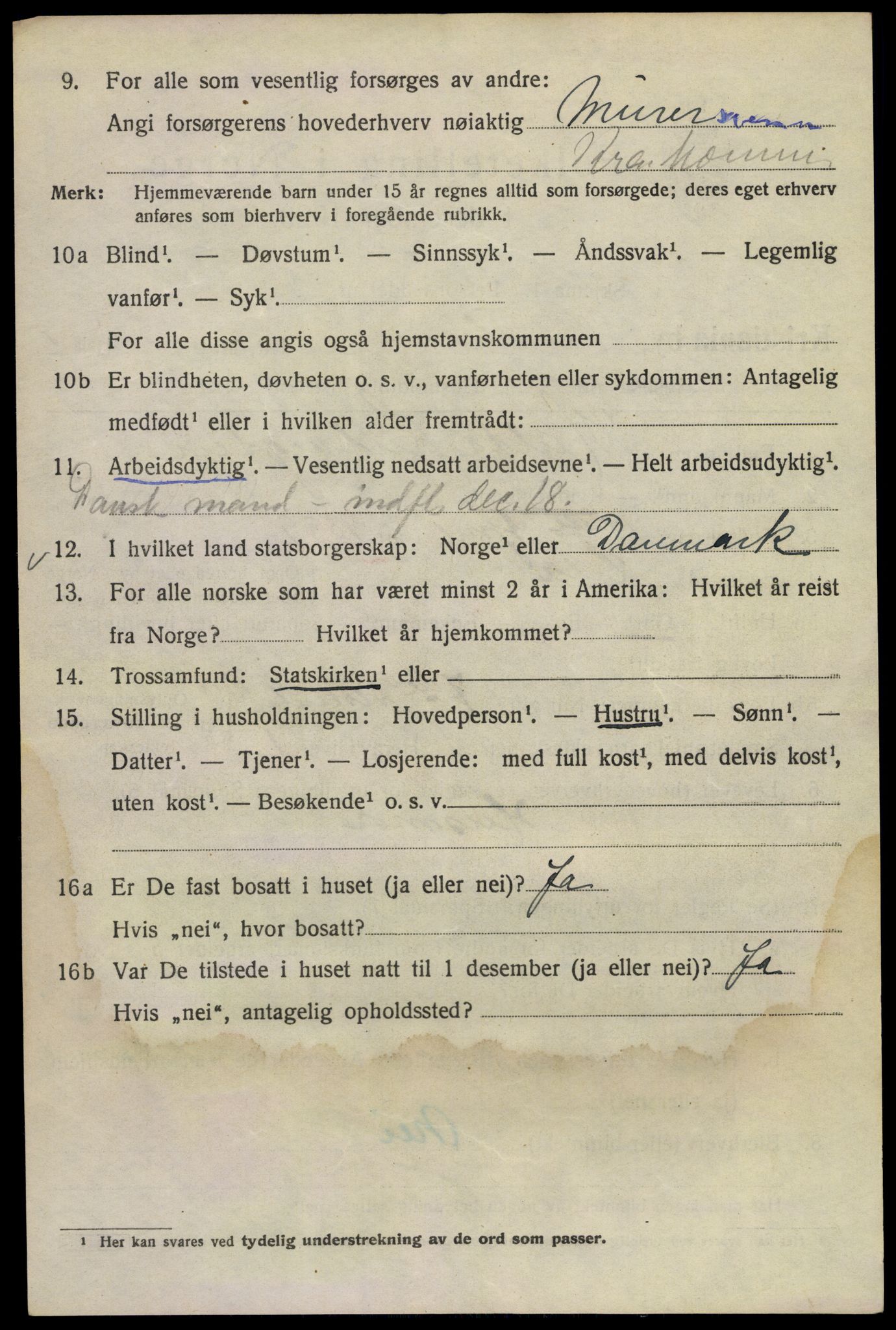 SAO, 1920 census for Kristiania, 1920, p. 644726