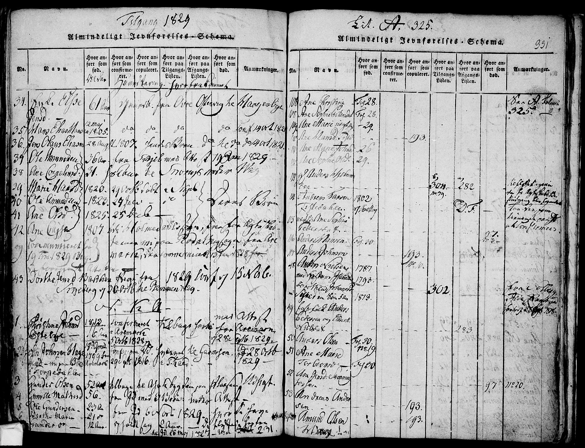 Berg prestekontor Kirkebøker, AV/SAO-A-10902/F/Fa/L0002: Parish register (official) no. I 2, 1815-1831, p. 331