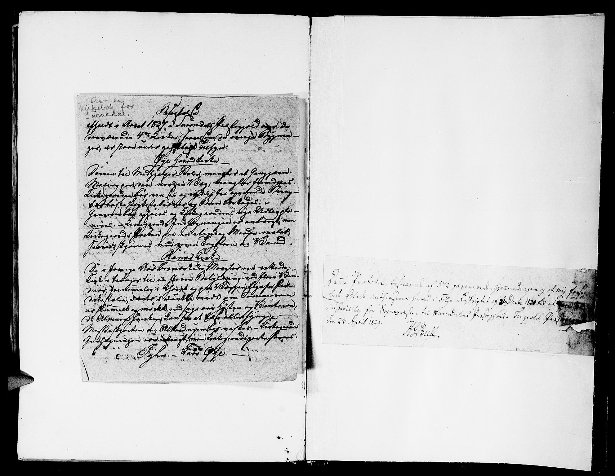 Ministerialprotokoller, klokkerbøker og fødselsregistre - Møre og Romsdal, AV/SAT-A-1454/595/L1042: Parish register (official) no. 595A04, 1829-1843