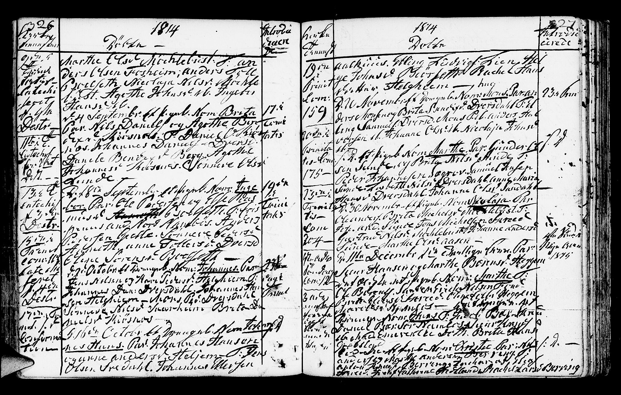 Jølster sokneprestembete, AV/SAB-A-80701/H/Haa/Haaa/L0006: Parish register (official) no. A 6, 1790-1821, p. 326-327