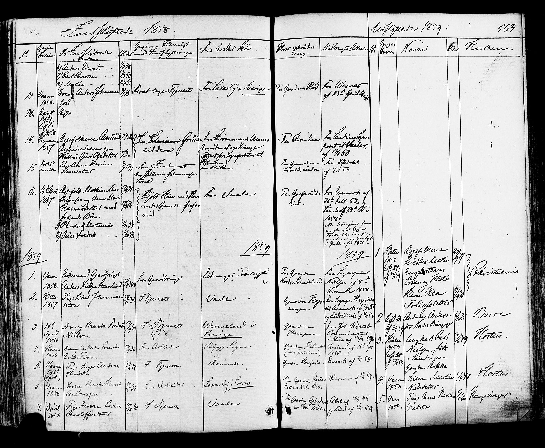 Botne kirkebøker, AV/SAKO-A-340/F/Fa/L0006: Parish register (official) no. I 6, 1836-1877, p. 563