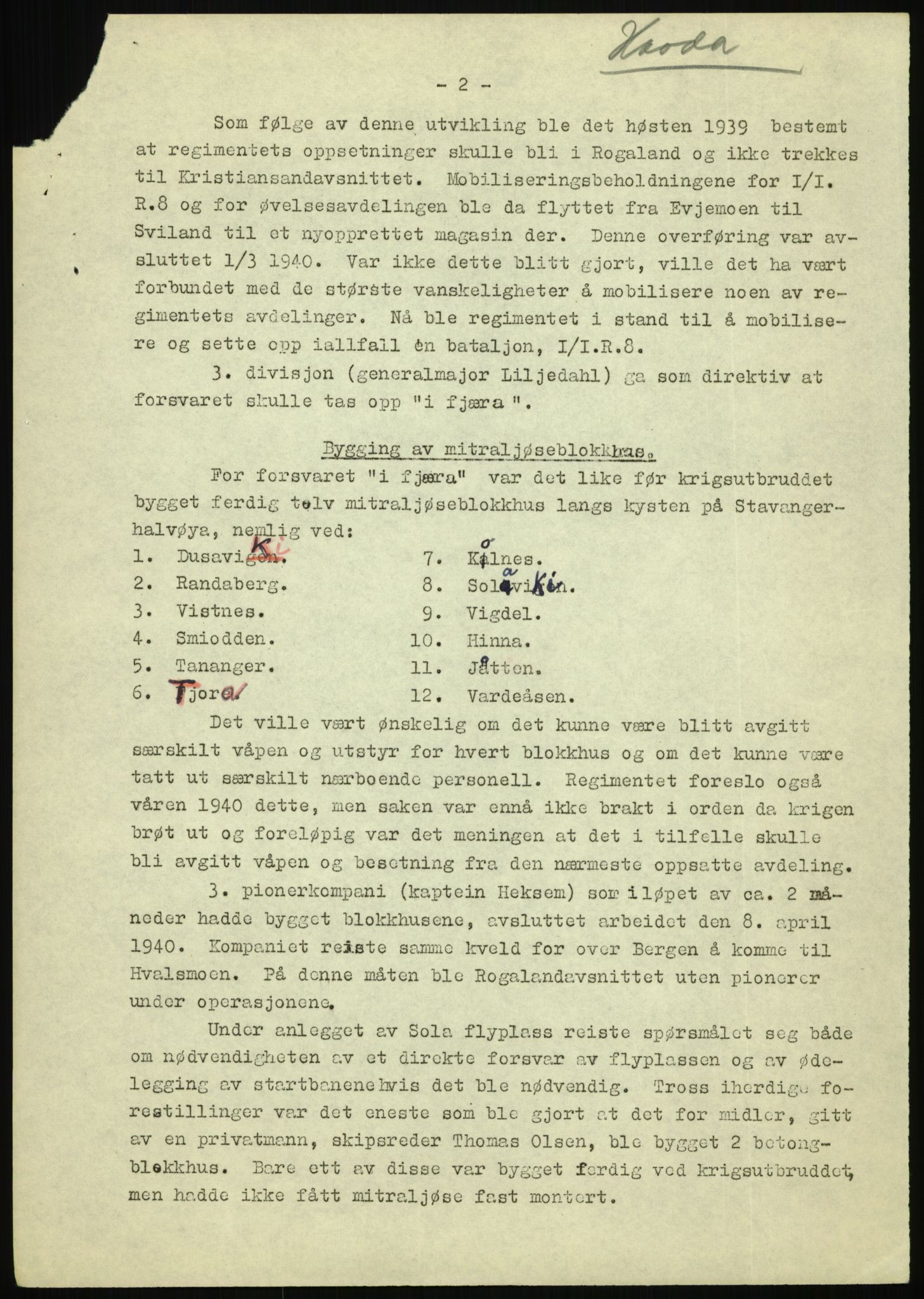 Forsvaret, Forsvarets krigshistoriske avdeling, AV/RA-RAFA-2017/Y/Yb/L0091: II-C-11-321  -  3. Divisjon., 1940, p. 3