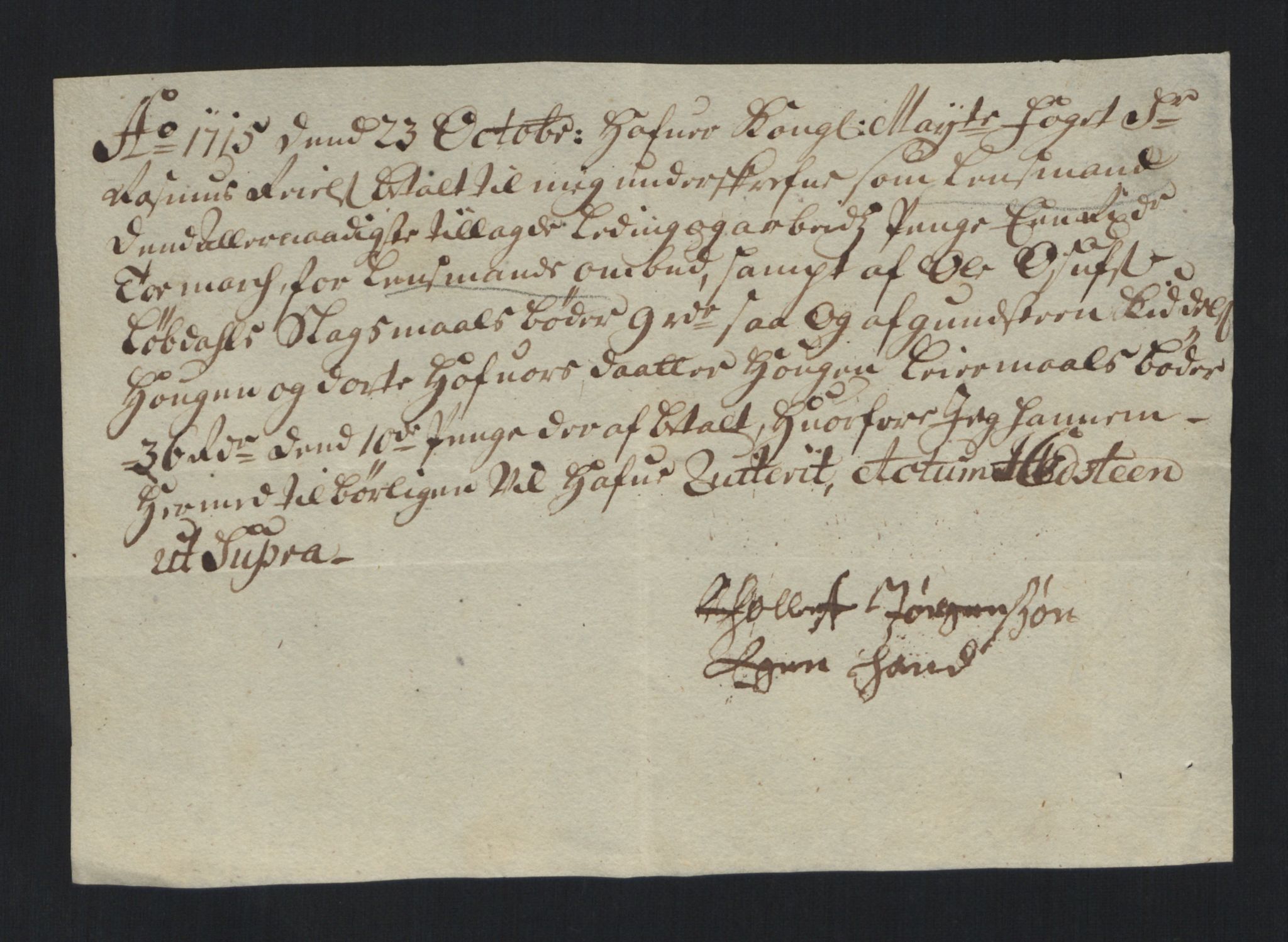 Rentekammeret inntil 1814, Reviderte regnskaper, Fogderegnskap, RA/EA-4092/R40/L2451: Fogderegnskap Råbyggelag, 1714-1715, p. 354