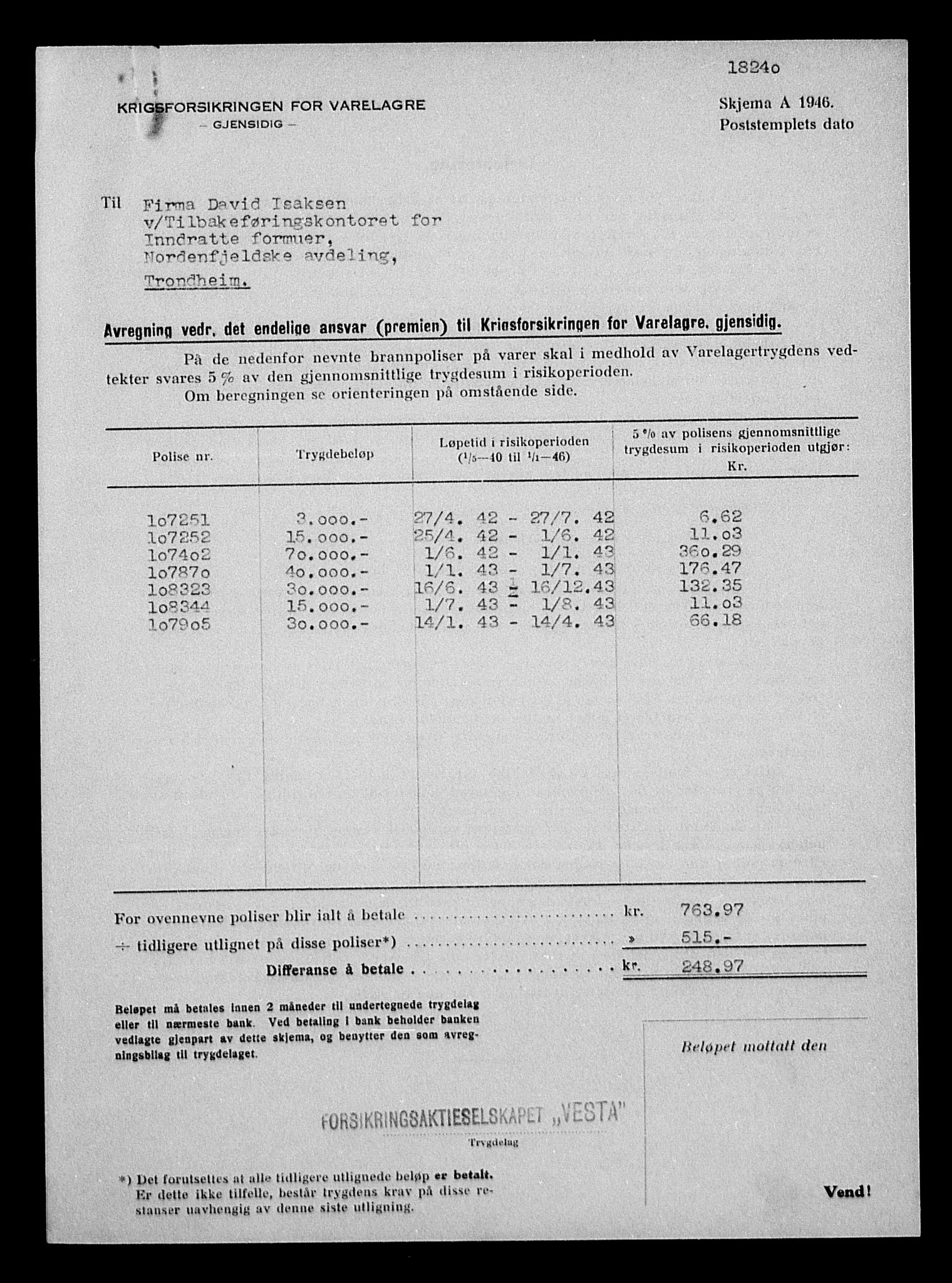 Justisdepartementet, Tilbakeføringskontoret for inndratte formuer, RA/S-1564/H/Hc/Hca/L0896: --, 1945-1947, p. 497