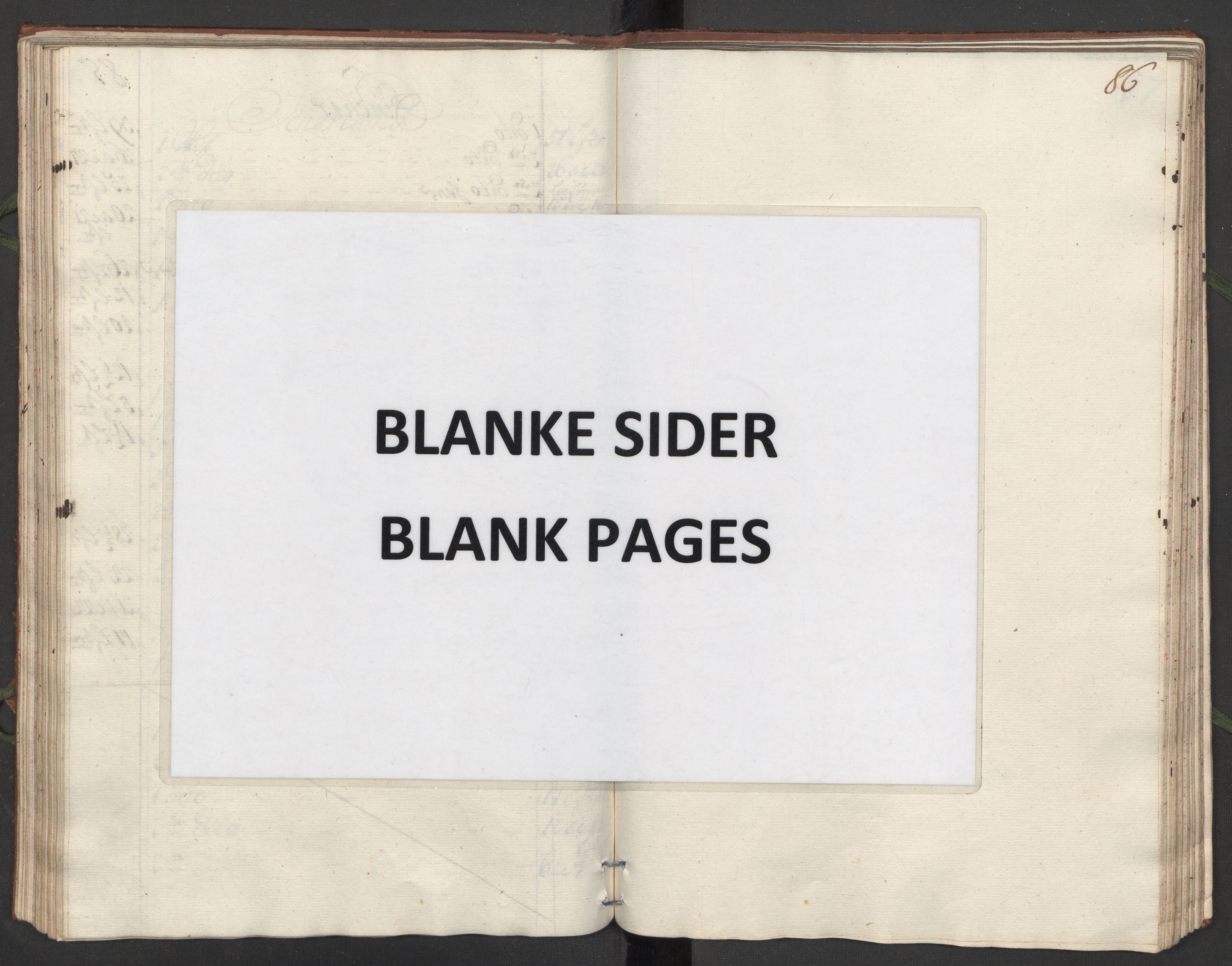 Generaltollkammeret, tollregnskaper, AV/RA-EA-5490/R24/L0008/0001: Tollregnskaper Sunnhordland / Hovedtollbok, 1731, p. 85b-86a