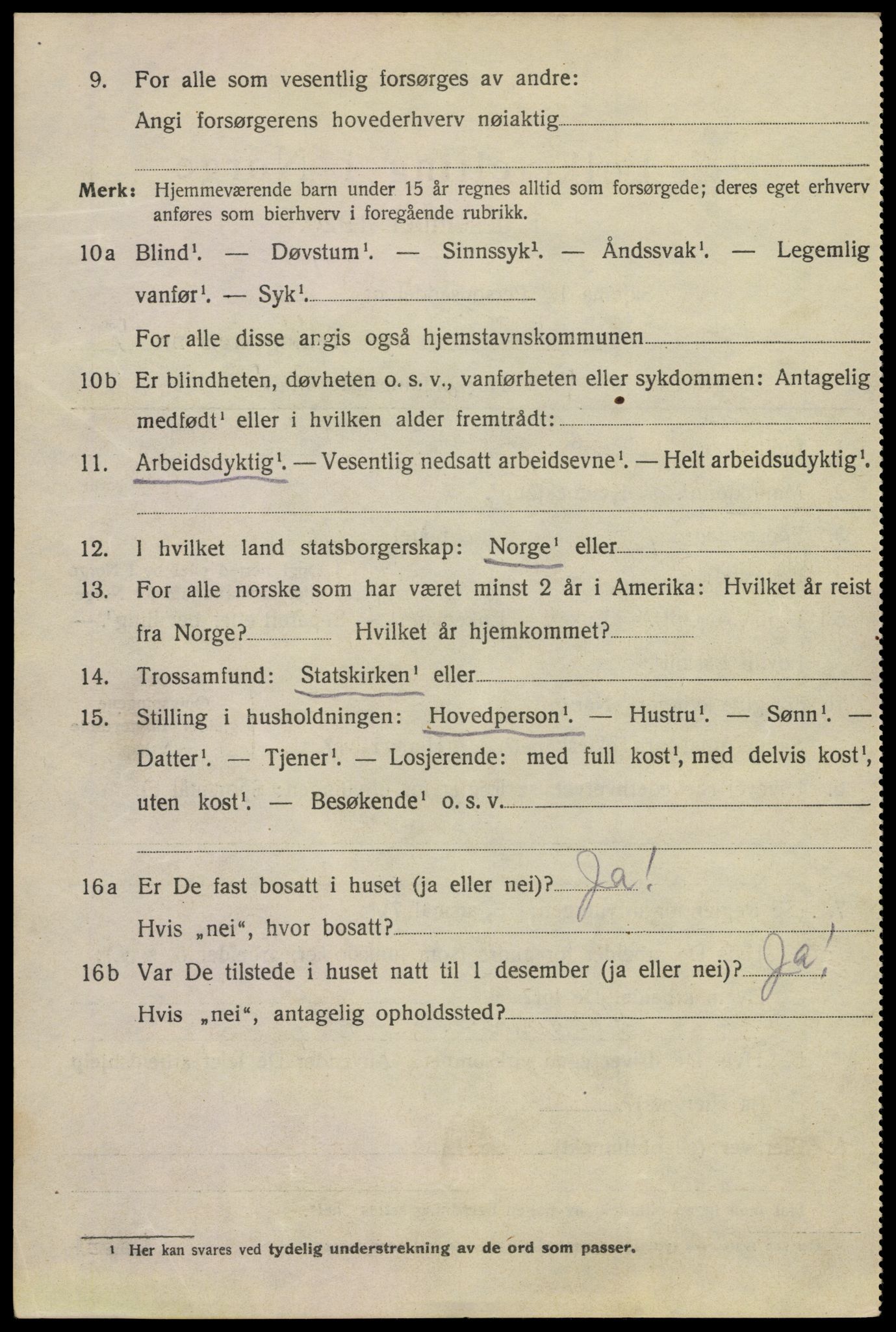 SAKO, 1920 census for Kragerø, 1920, p. 12010