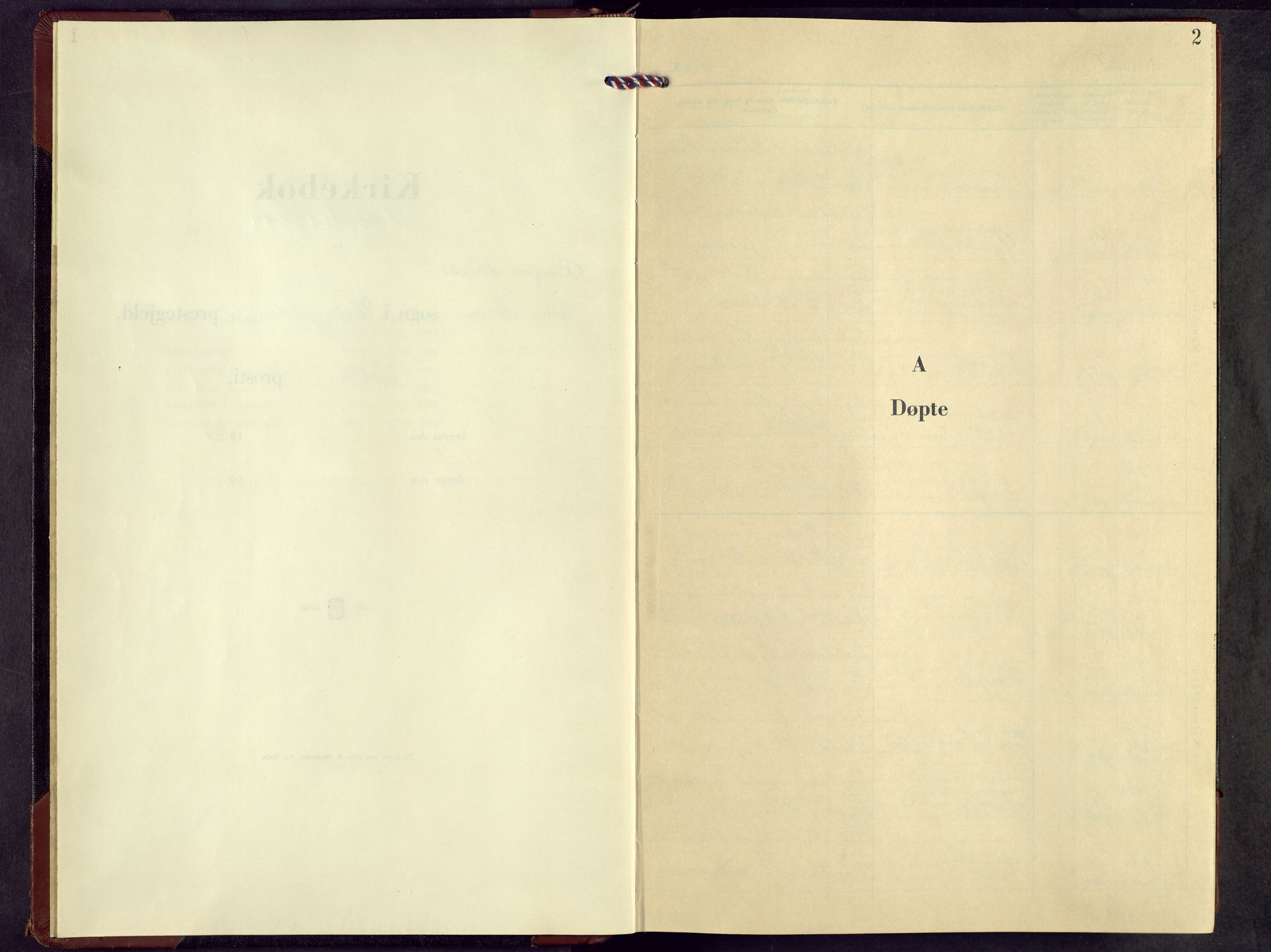 Vestre Toten prestekontor, SAH/PREST-108/H/Ha/Hab/L0014: Parish register (copy) no. 14, 1957-1970, p. 2