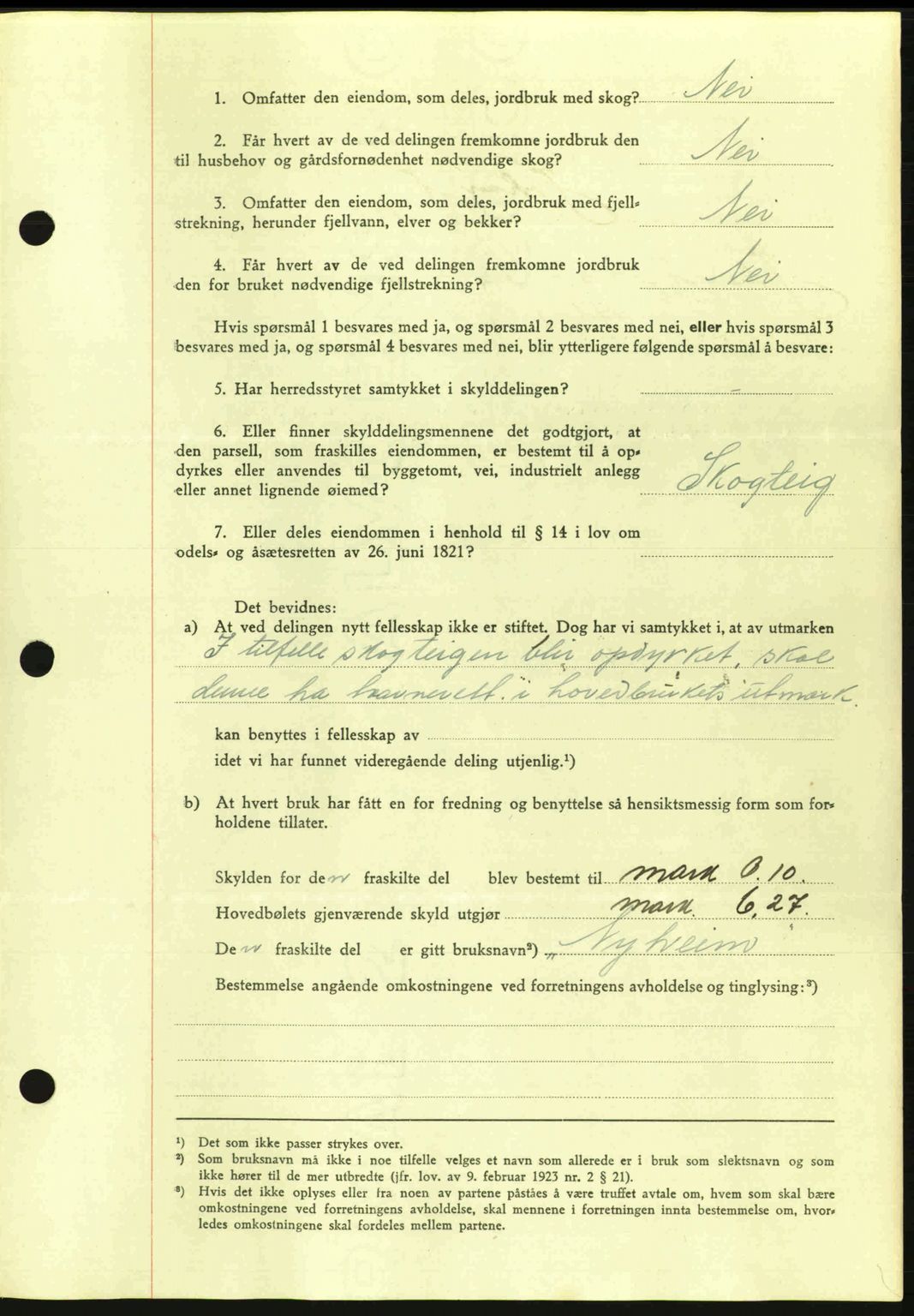 Romsdal sorenskriveri, AV/SAT-A-4149/1/2/2C: Mortgage book no. A15, 1943-1944, Diary no: : 258/1944