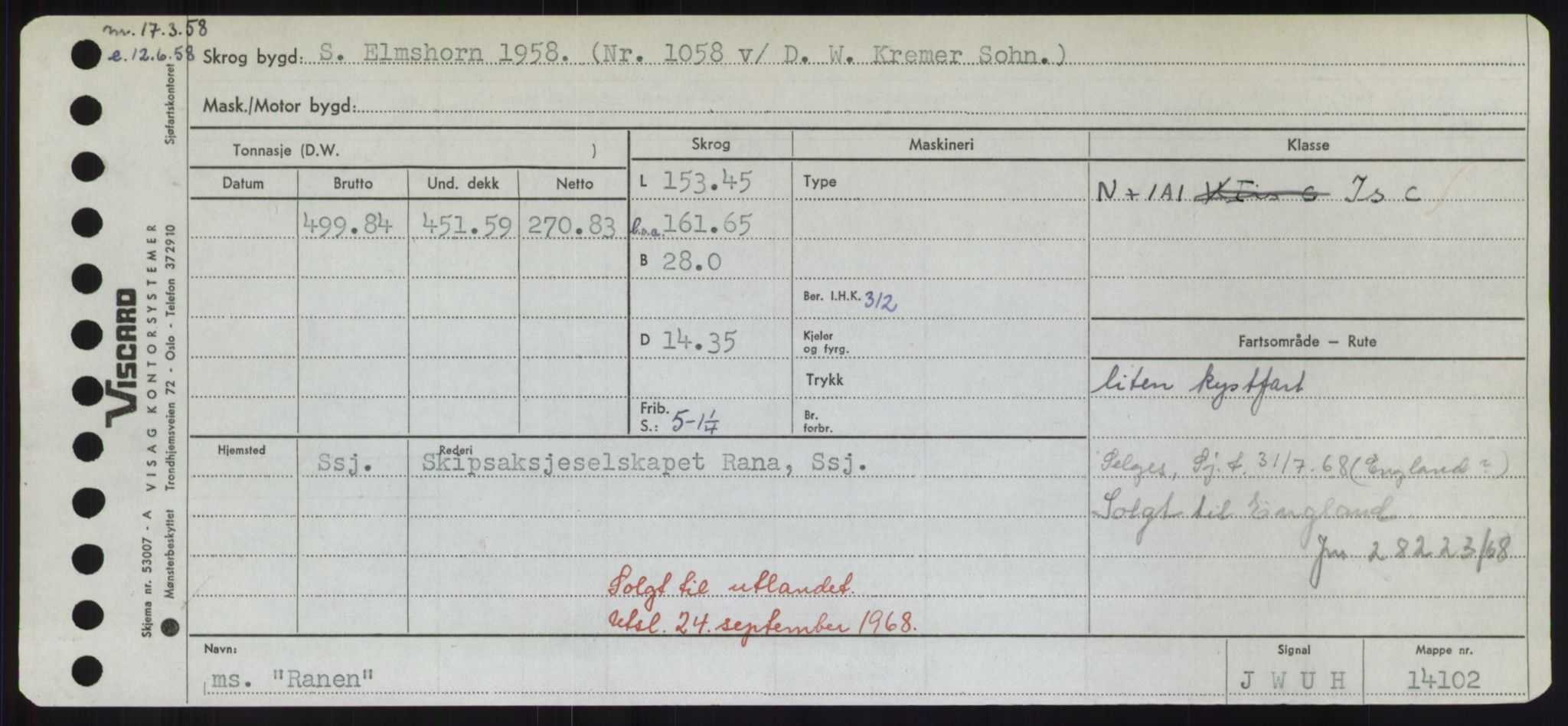 Sjøfartsdirektoratet med forløpere, Skipsmålingen, RA/S-1627/H/Hd/L0030: Fartøy, Q-Riv, p. 201