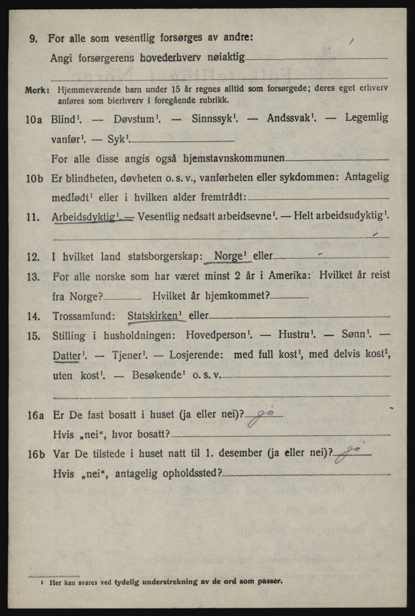 SAO, 1920 census for Berg, 1920, p. 2812