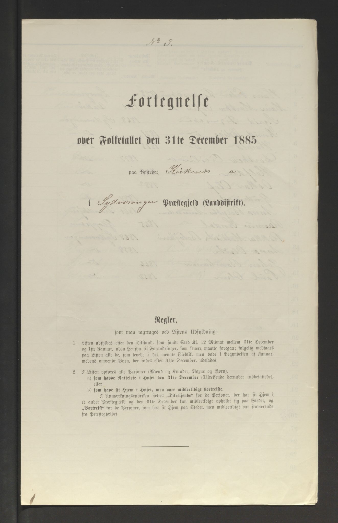 SATØ, 1885 census for 2030 Sør-Varanger, 1885, p. 45a