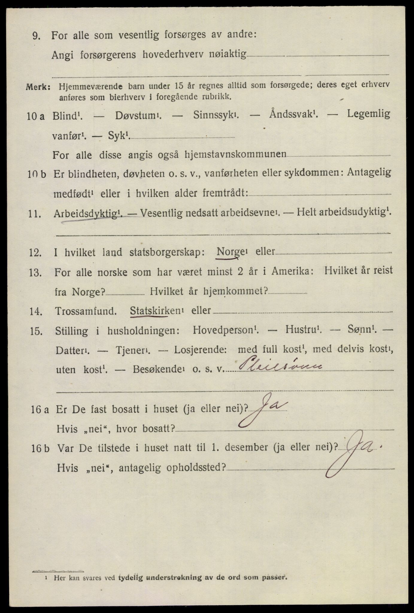 SAO, 1920 census for Eidsvoll, 1920, p. 5080