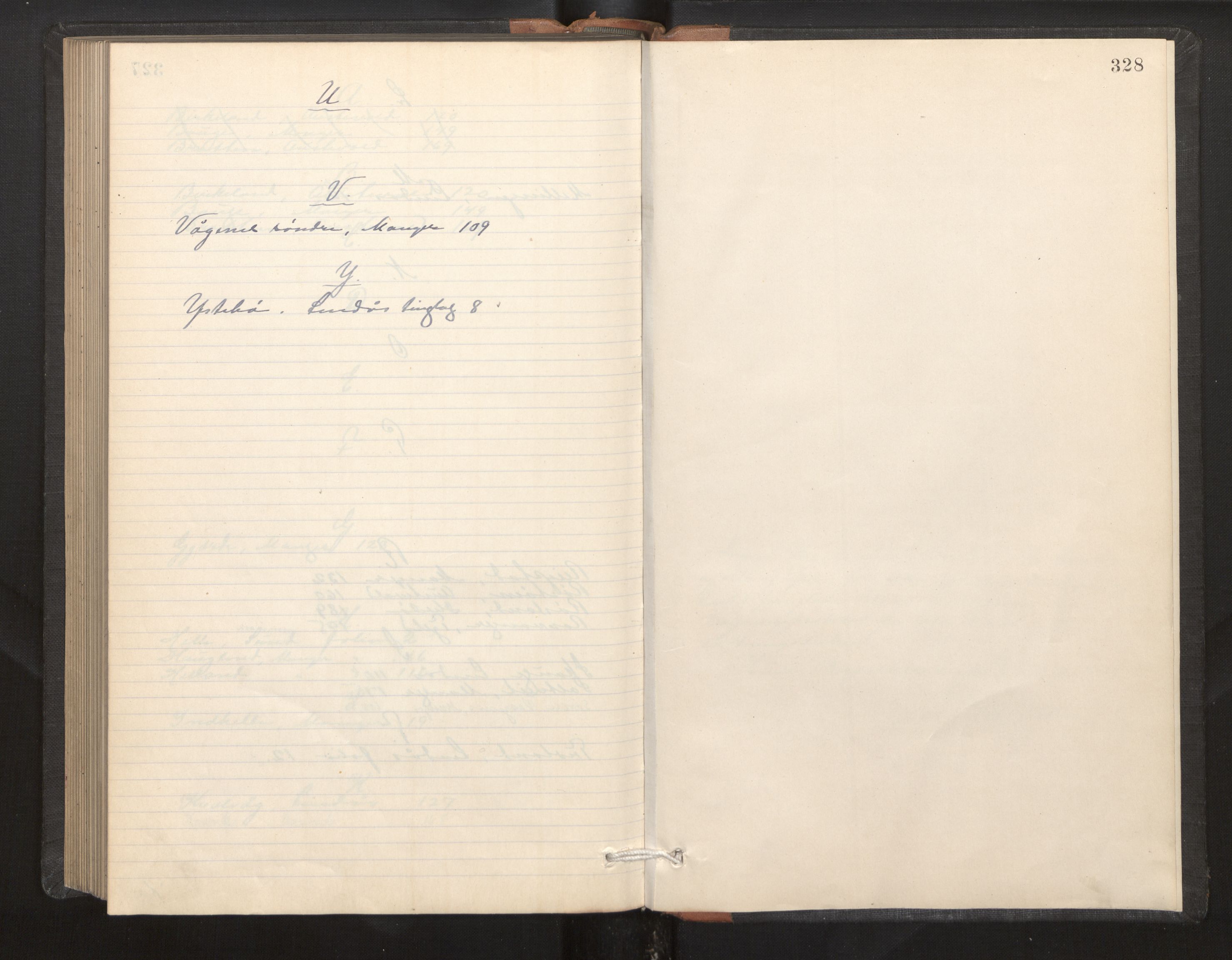 Hordaland jordskiftedøme - II Ytre Nordhordland jordskiftedistrikt, AV/SAB-A-6901/A/Ae/L0001: Berekningsprotokoll, 1889-1899, p. 327b-328a