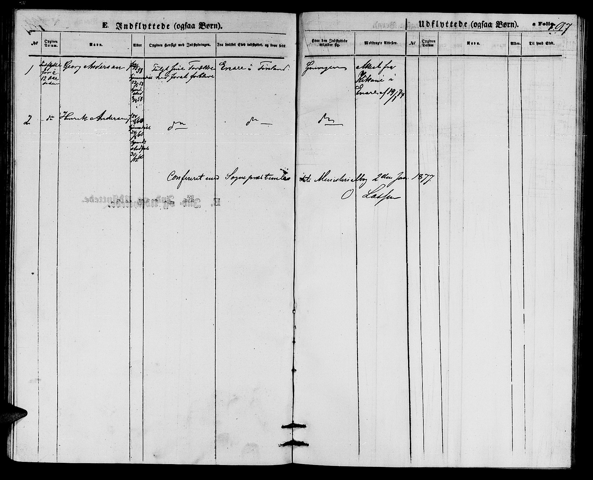 Nesseby sokneprestkontor, SATØ/S-1330/H/Hb/L0003klokker: Parish register (copy) no. 3, 1869-1876, p. 197