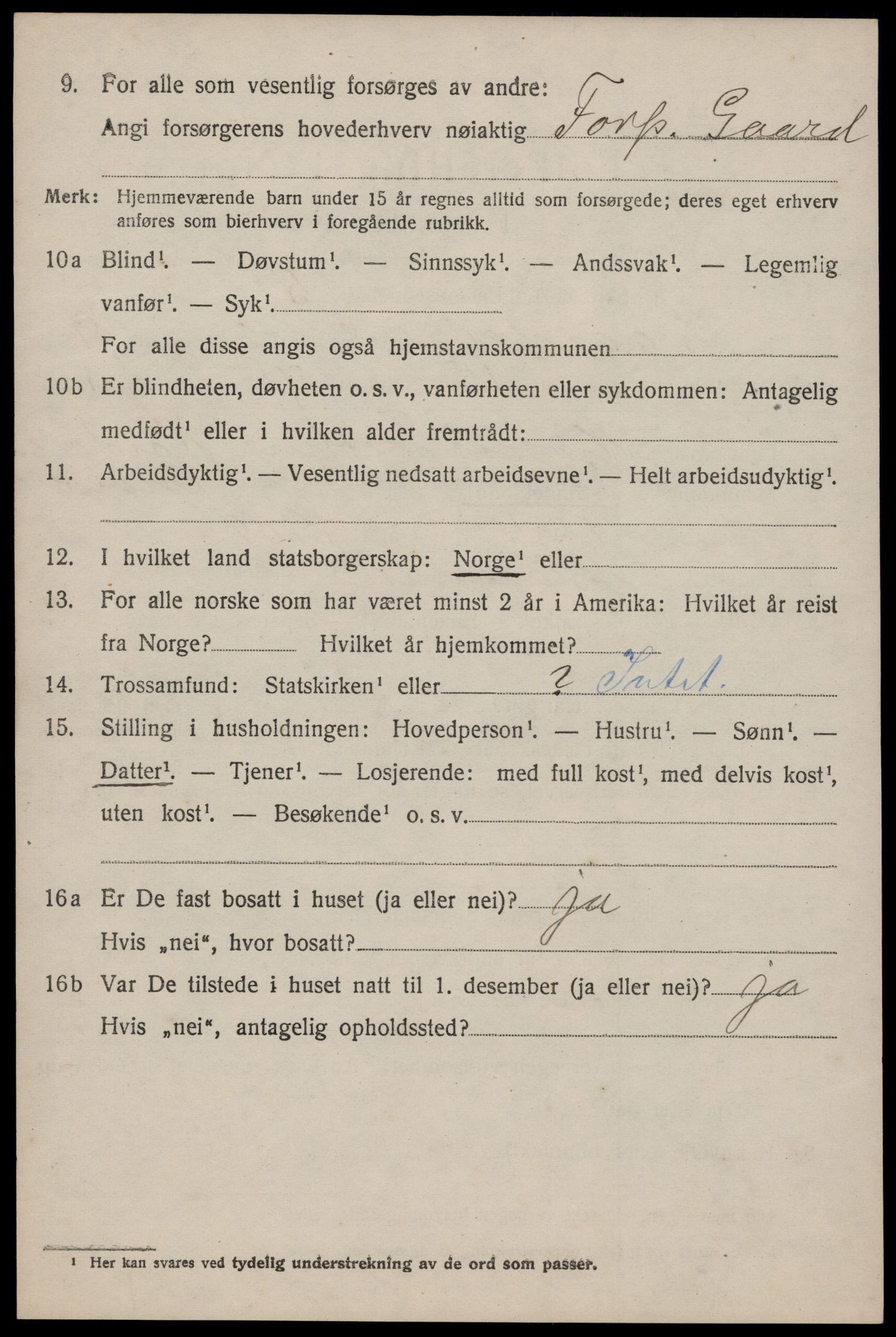 SAKO, 1920 census for Lårdal, 1920, p. 3304