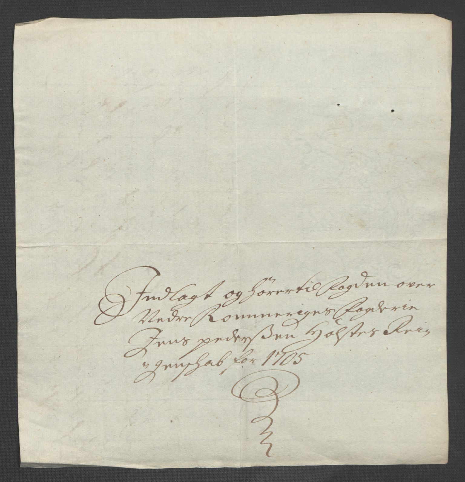 Rentekammeret inntil 1814, Reviderte regnskaper, Fogderegnskap, AV/RA-EA-4092/R11/L0589: Fogderegnskap Nedre Romerike, 1705, p. 174