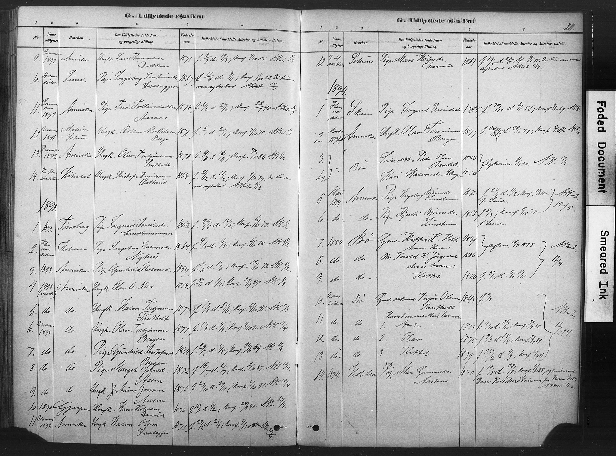 Sauherad kirkebøker, SAKO/A-298/F/Fb/L0002: Parish register (official) no. II 2, 1878-1901, p. 211