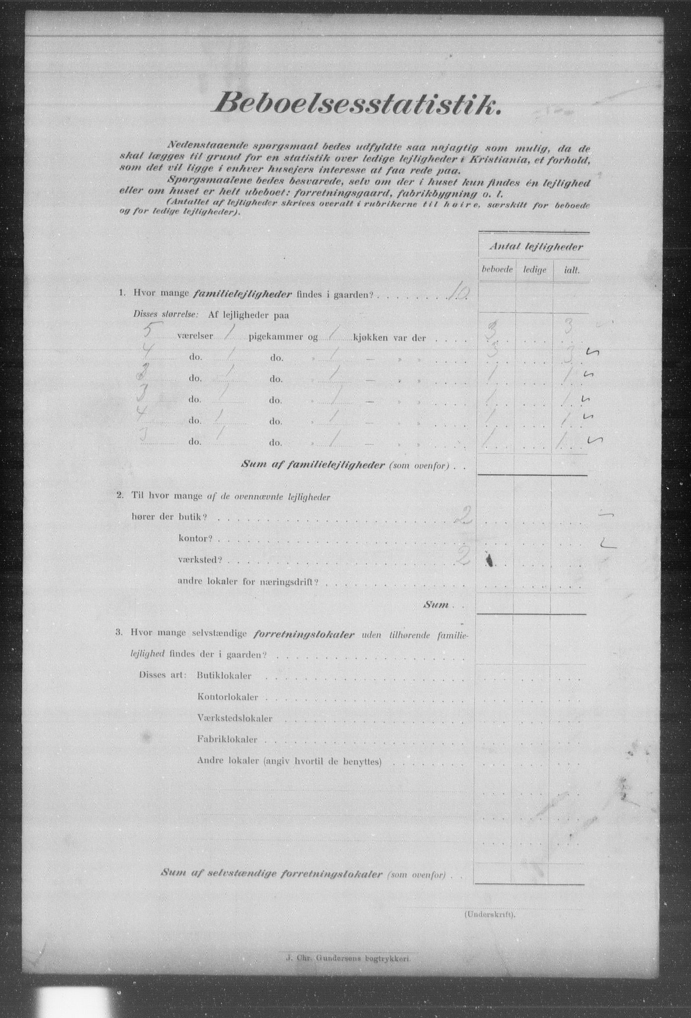 OBA, Municipal Census 1903 for Kristiania, 1903, p. 20410