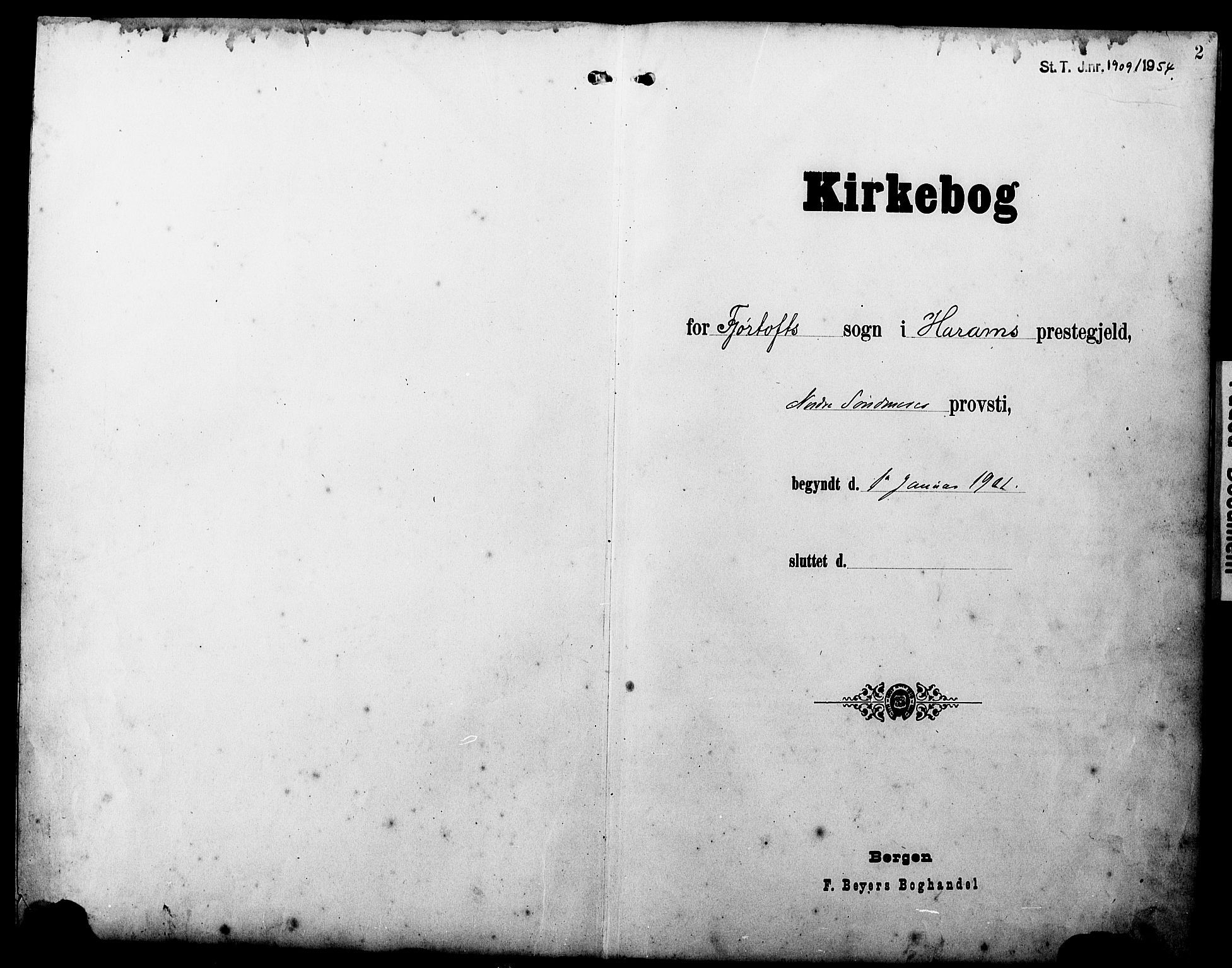 Ministerialprotokoller, klokkerbøker og fødselsregistre - Møre og Romsdal, SAT/A-1454/538/L0524: Parish register (copy) no. 538C02, 1901-1931, p. 2