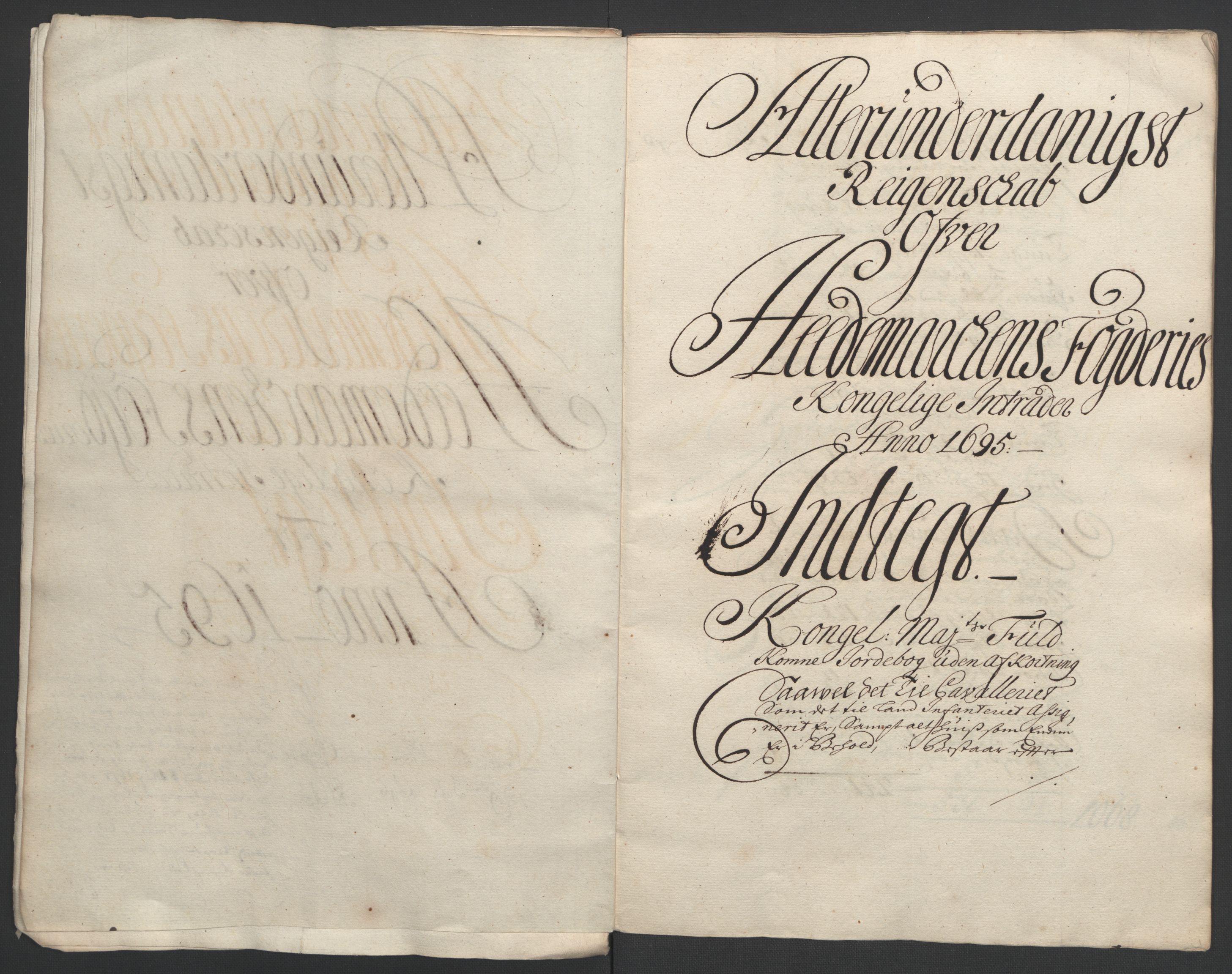 Rentekammeret inntil 1814, Reviderte regnskaper, Fogderegnskap, AV/RA-EA-4092/R16/L1036: Fogderegnskap Hedmark, 1695-1696, p. 11