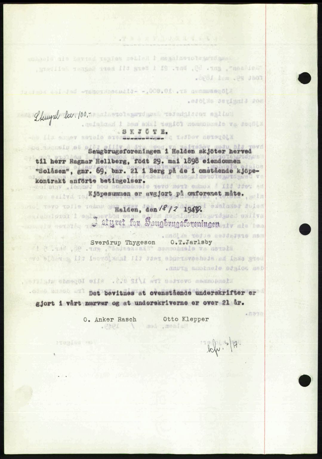 Idd og Marker sorenskriveri, AV/SAO-A-10283/G/Gb/Gbb/L0014: Mortgage book no. A14, 1950-1950, Diary no: : 399/1950
