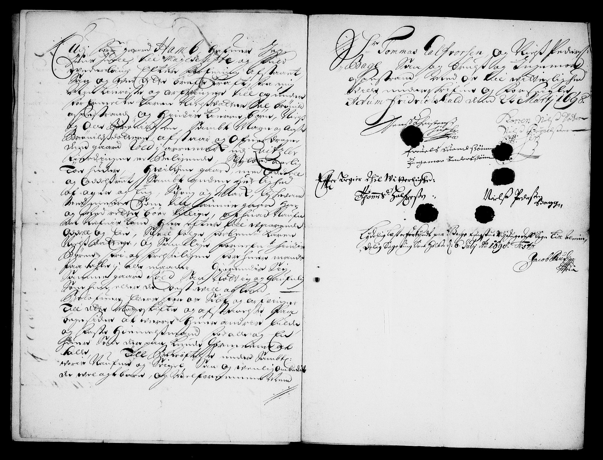 Rentekammeret inntil 1814, Realistisk ordnet avdeling, AV/RA-EA-4070/On/L0013: [Jj 14]: Forskjellige dokumenter om krongodset i Norge, 1672-1722, p. 362