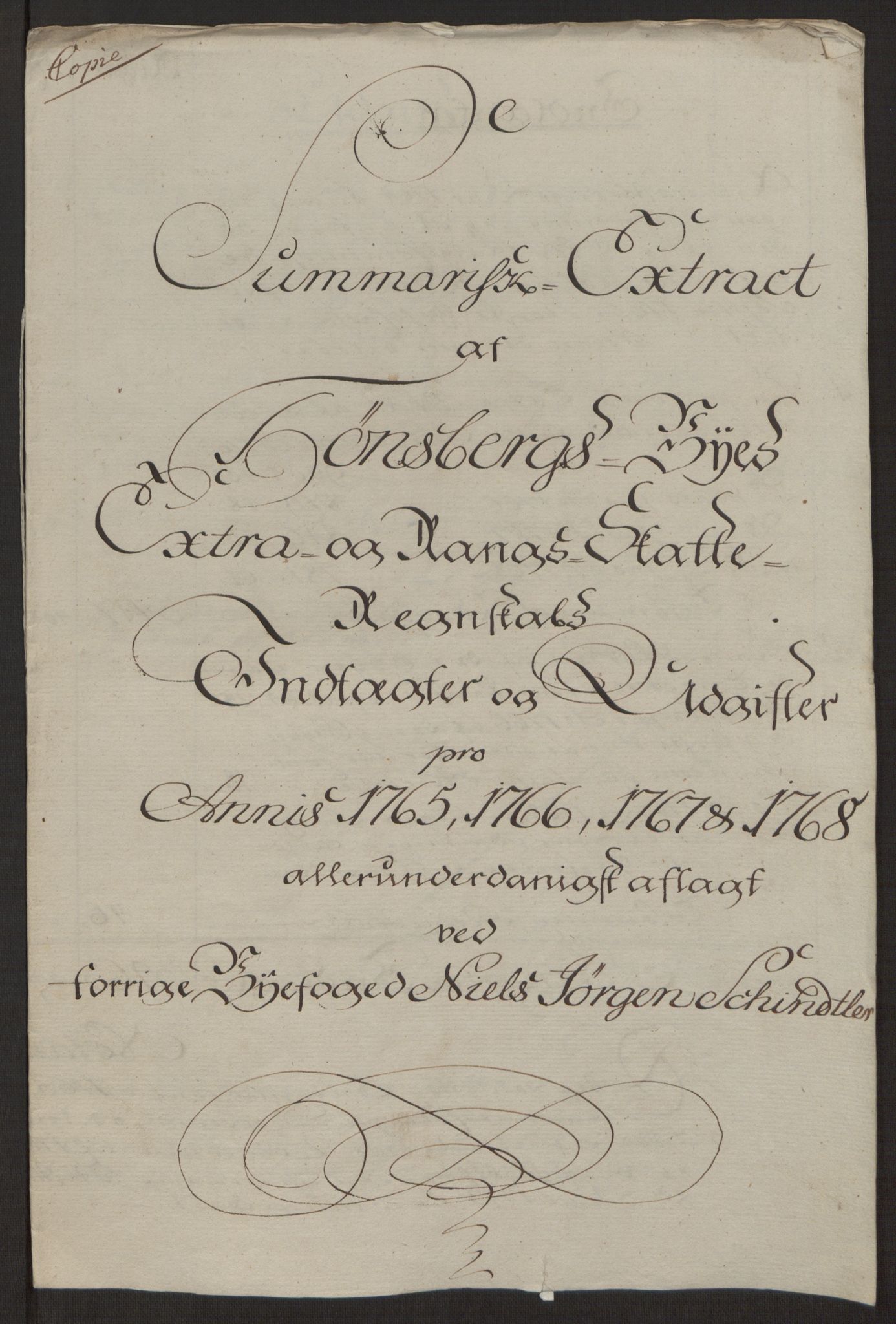 Rentekammeret inntil 1814, Reviderte regnskaper, Byregnskaper, AV/RA-EA-4066/R/Rh/L0162/0001: [H4] Kontribusjonsregnskap / Ekstraskatt, Tønsberg, 1762-1772, p. 342