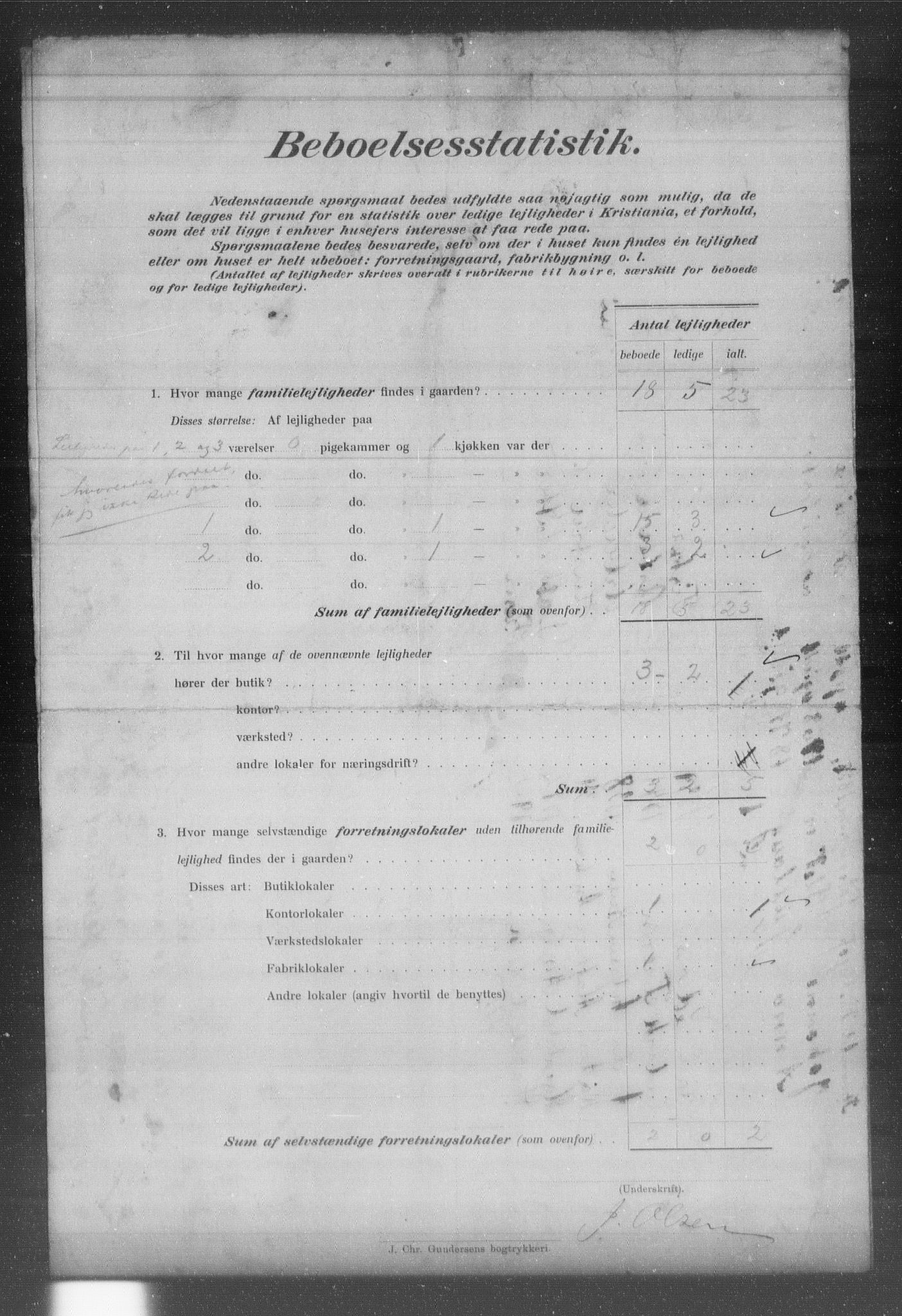 OBA, Municipal Census 1903 for Kristiania, 1903, p. 9550