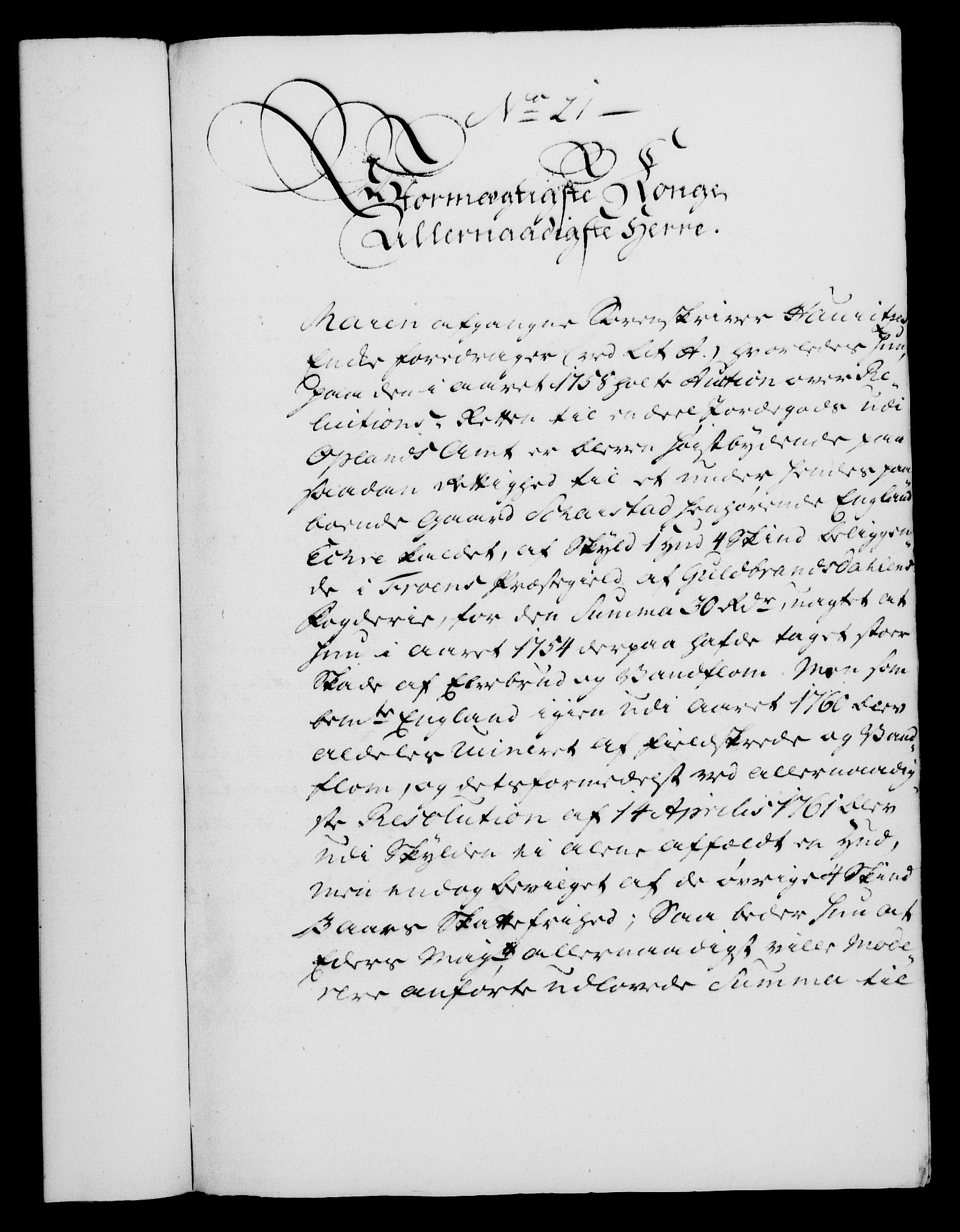 Rentekammeret, Kammerkanselliet, RA/EA-3111/G/Gf/Gfa/L0045: Norsk relasjons- og resolusjonsprotokoll (merket RK 52.45), 1763, p. 93