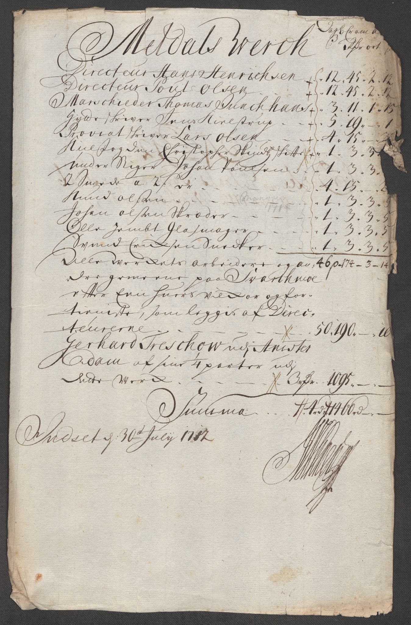 Rentekammeret inntil 1814, Reviderte regnskaper, Fogderegnskap, AV/RA-EA-4092/R60/L3963: Fogderegnskap Orkdal og Gauldal, 1712, p. 149