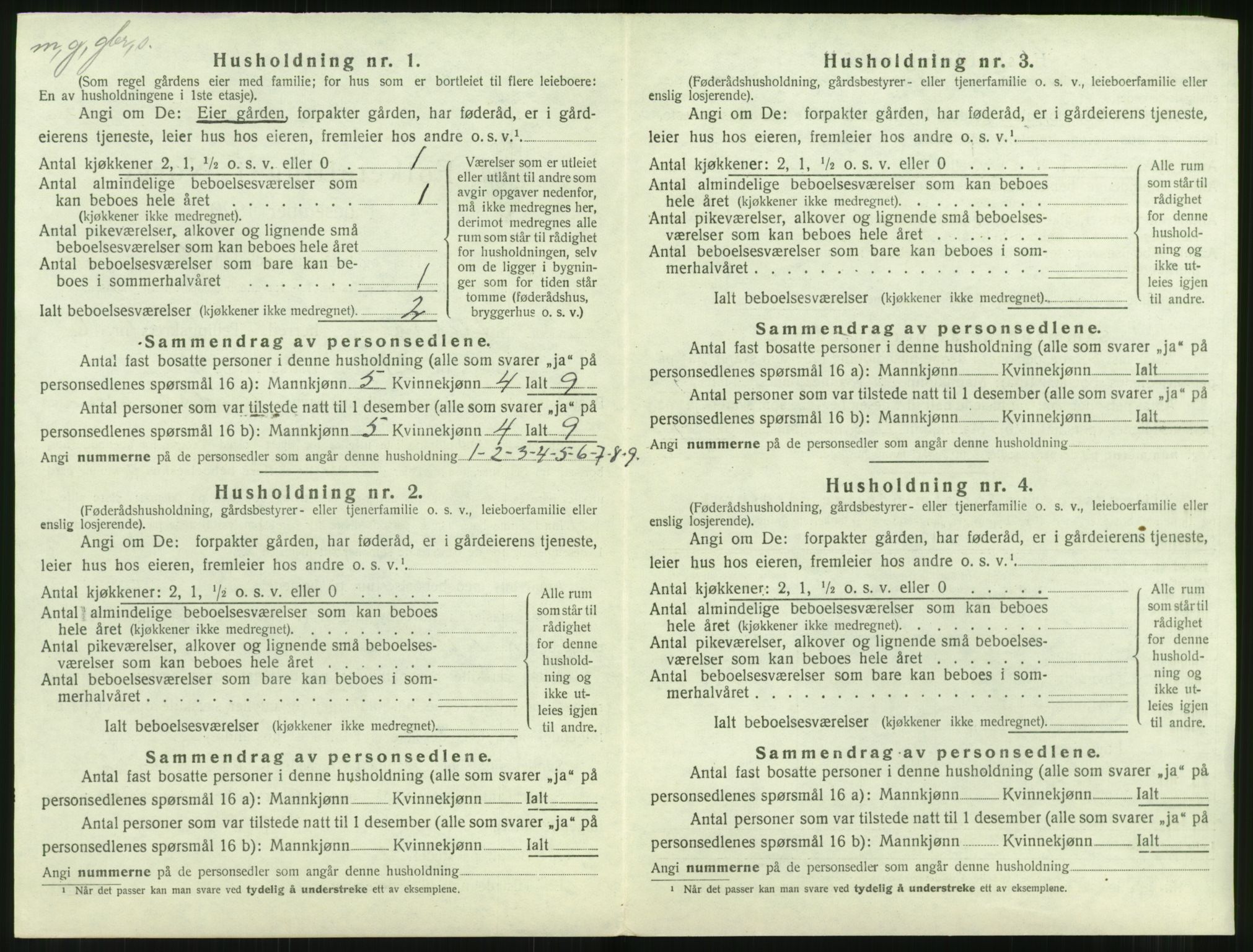 SAT, 1920 census for Aukra, 1920, p. 558