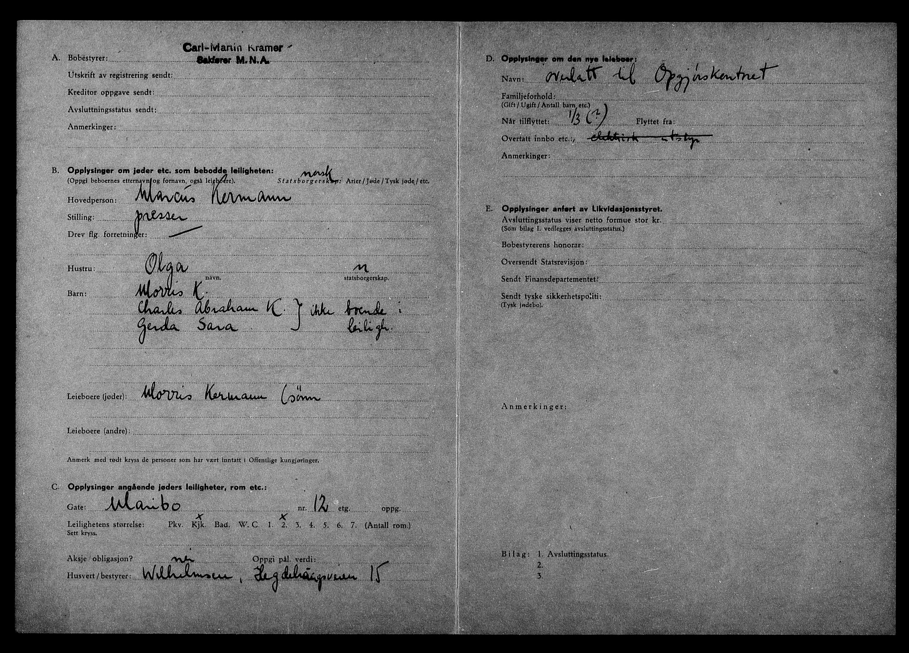 Justisdepartementet, Tilbakeføringskontoret for inndratte formuer, AV/RA-S-1564/H/Hc/Hcc/L0951: --, 1945-1947, p. 83