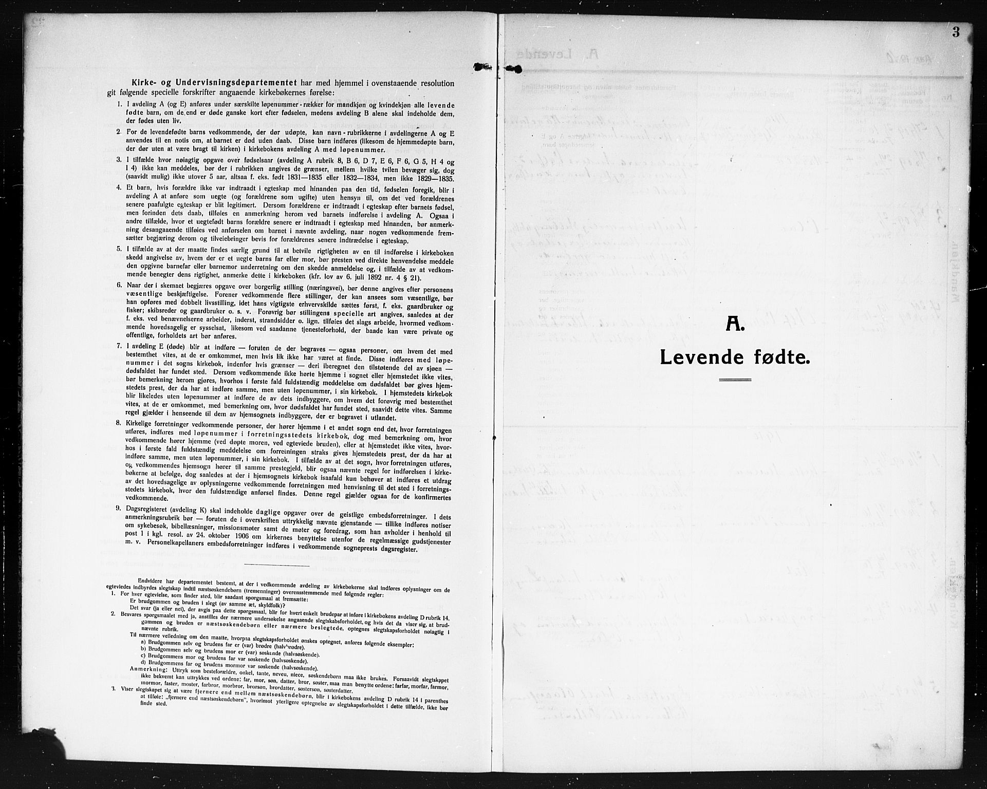 Tune prestekontor Kirkebøker, AV/SAO-A-2007/G/Ga/L0002: Parish register (copy) no. I 2, 1910-1913, p. 3