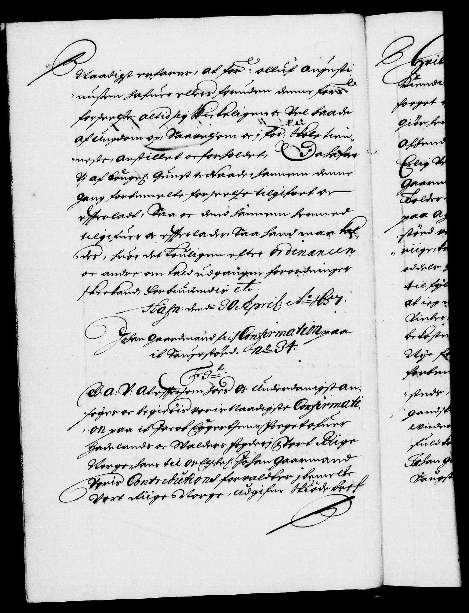 Danske Kanselli 1572-1799, RA/EA-3023/F/Fc/Fca/Fcaa/L0009: Norske registre (mikrofilm), 1657-1660, p. 22b