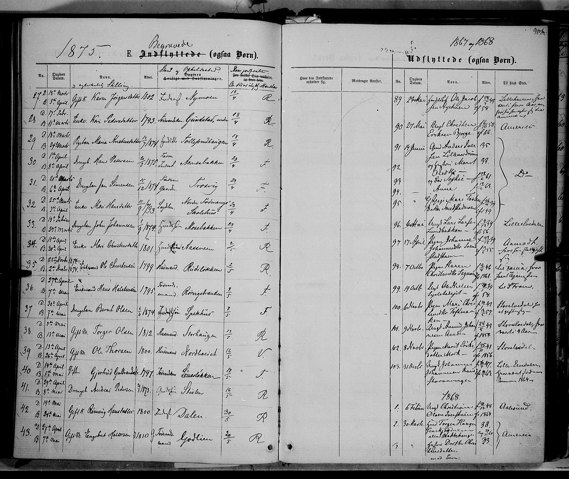 Ringebu prestekontor, SAH/PREST-082/H/Ha/Haa/L0007: Parish register (official) no. 7, 1860-1877, p. 306