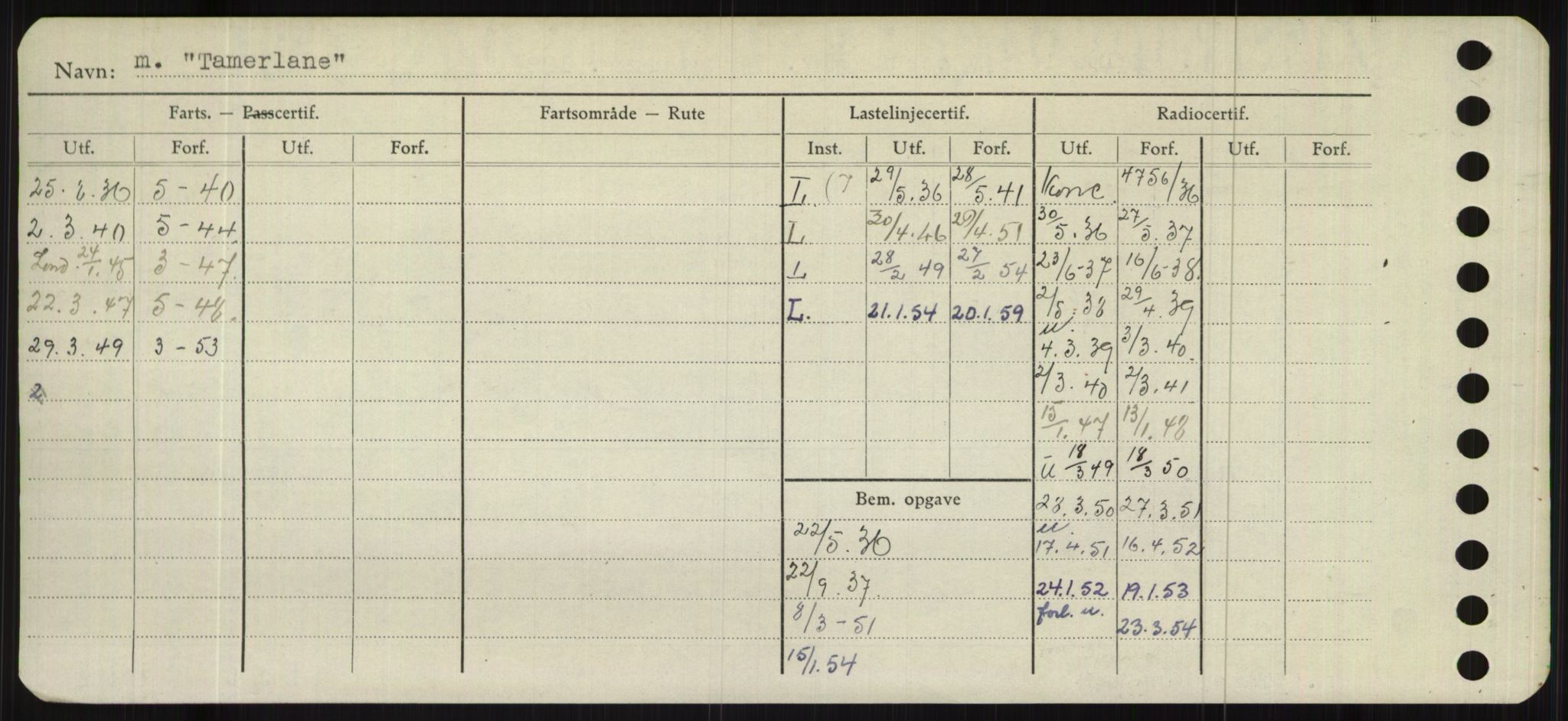 Sjøfartsdirektoratet med forløpere, Skipsmålingen, RA/S-1627/H/Hb/L0005: Fartøy, T-Å, p. 24