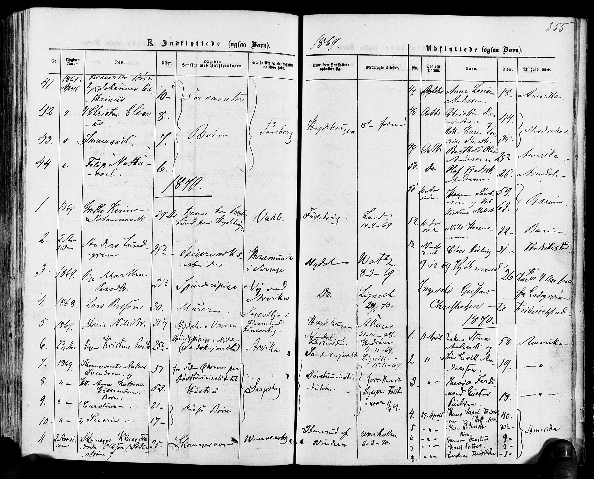 Vestre Aker prestekontor Kirkebøker, SAO/A-10025/F/Fa/L0005: Parish register (official) no. 5, 1859-1877, p. 355