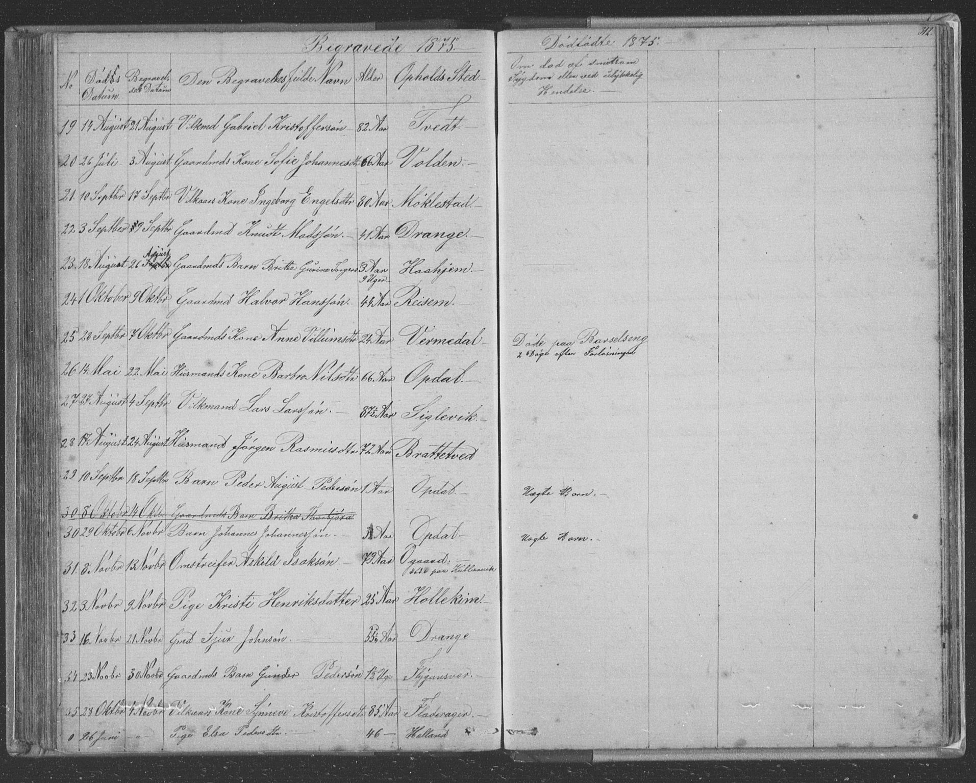 Tysnes sokneprestembete, AV/SAB-A-78601/H/Hab: Parish register (copy) no. E 2, 1875-1897, p. 312