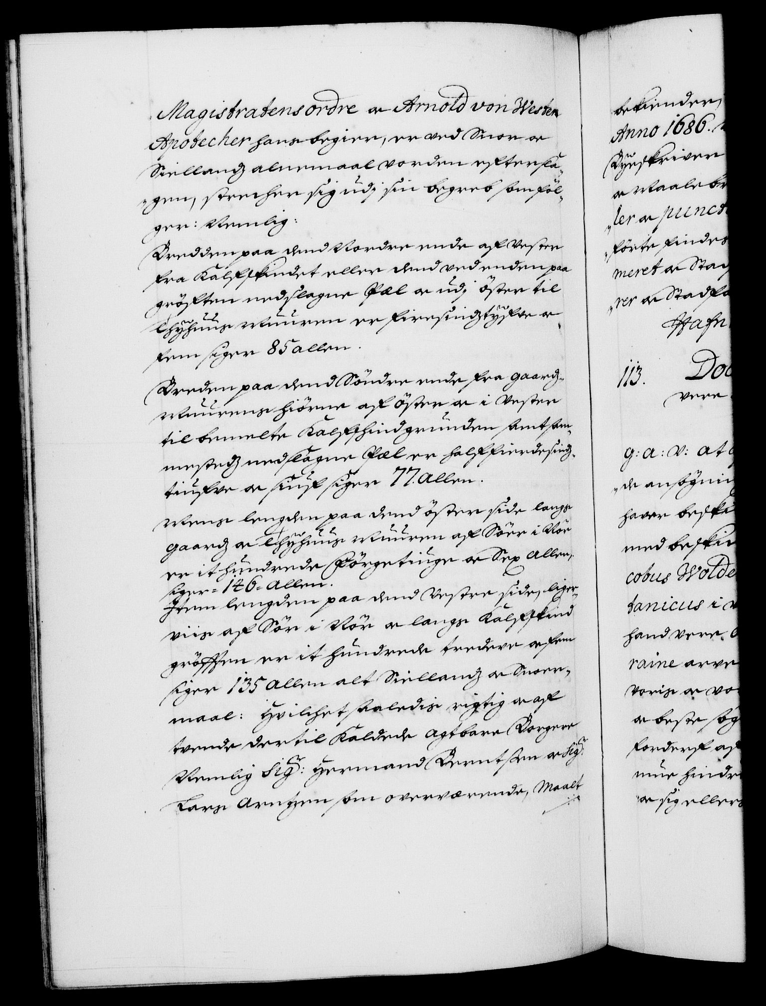 Danske Kanselli 1572-1799, AV/RA-EA-3023/F/Fc/Fca/Fcaa/L0014: Norske registre (mikrofilm), 1685-1687, p. 326b