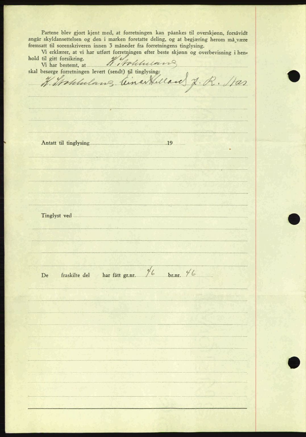 Romsdal sorenskriveri, AV/SAT-A-4149/1/2/2C: Mortgage book no. A8, 1939-1940, Diary no: : 524/1940