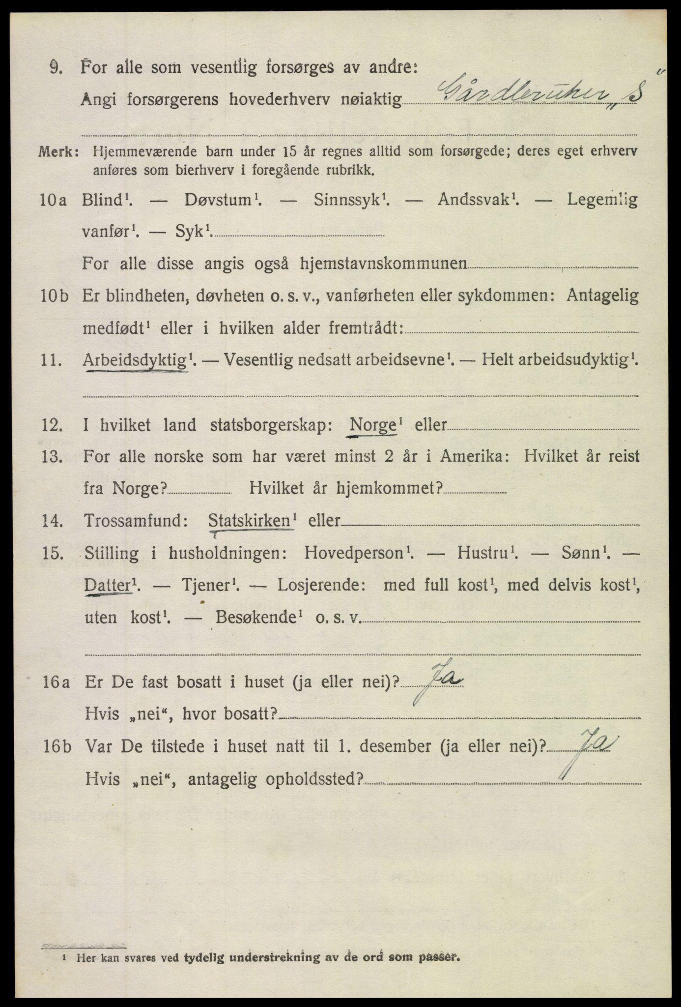 SAH, 1920 census for Sør-Aurdal, 1920, p. 7468