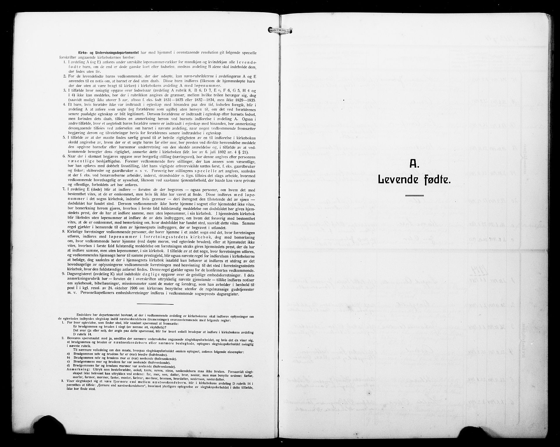 Askvoll sokneprestembete, SAB/A-79501/H/Hab/Haba/L0004: Parish register (copy) no. A 4, 1913-1929