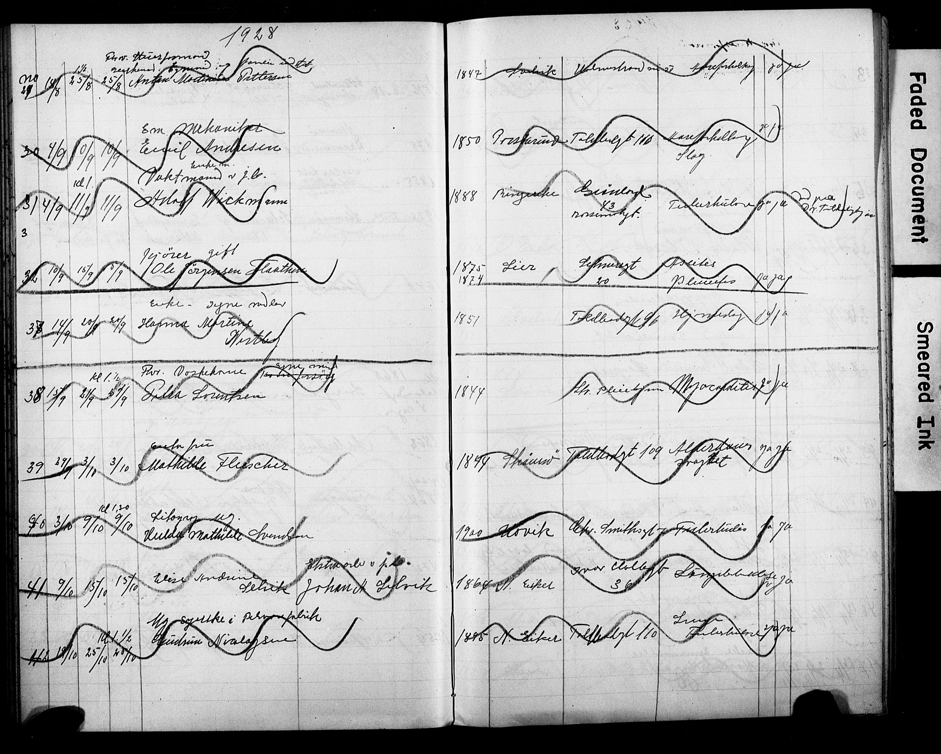 Strømsø kirkebøker, AV/SAKO-A-246/Y/Ya/L0008: Parish register draft no. I 8, 1916-1931