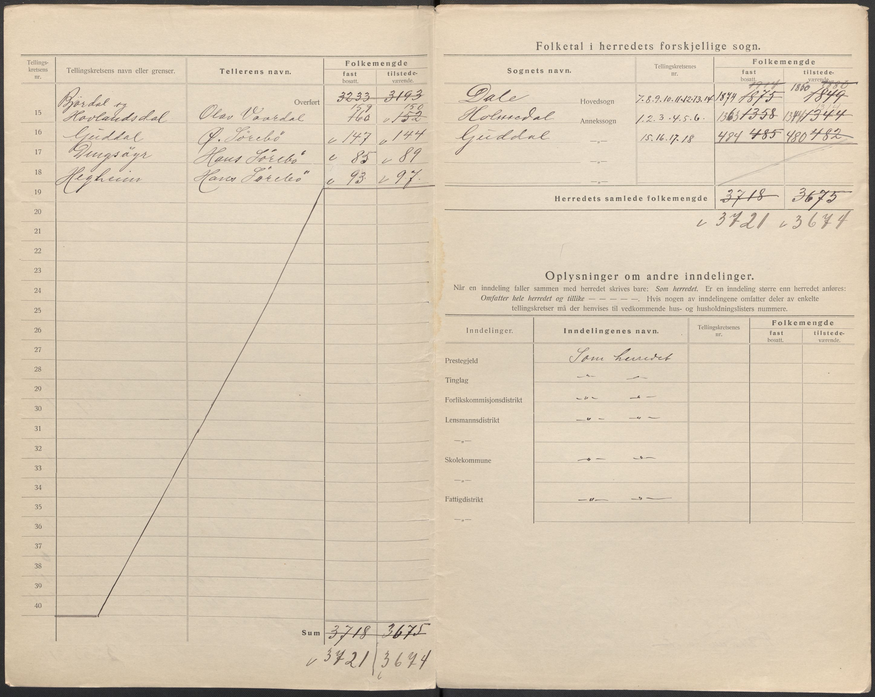 SAB, 1920 census for Fjaler, 1920, p. 4
