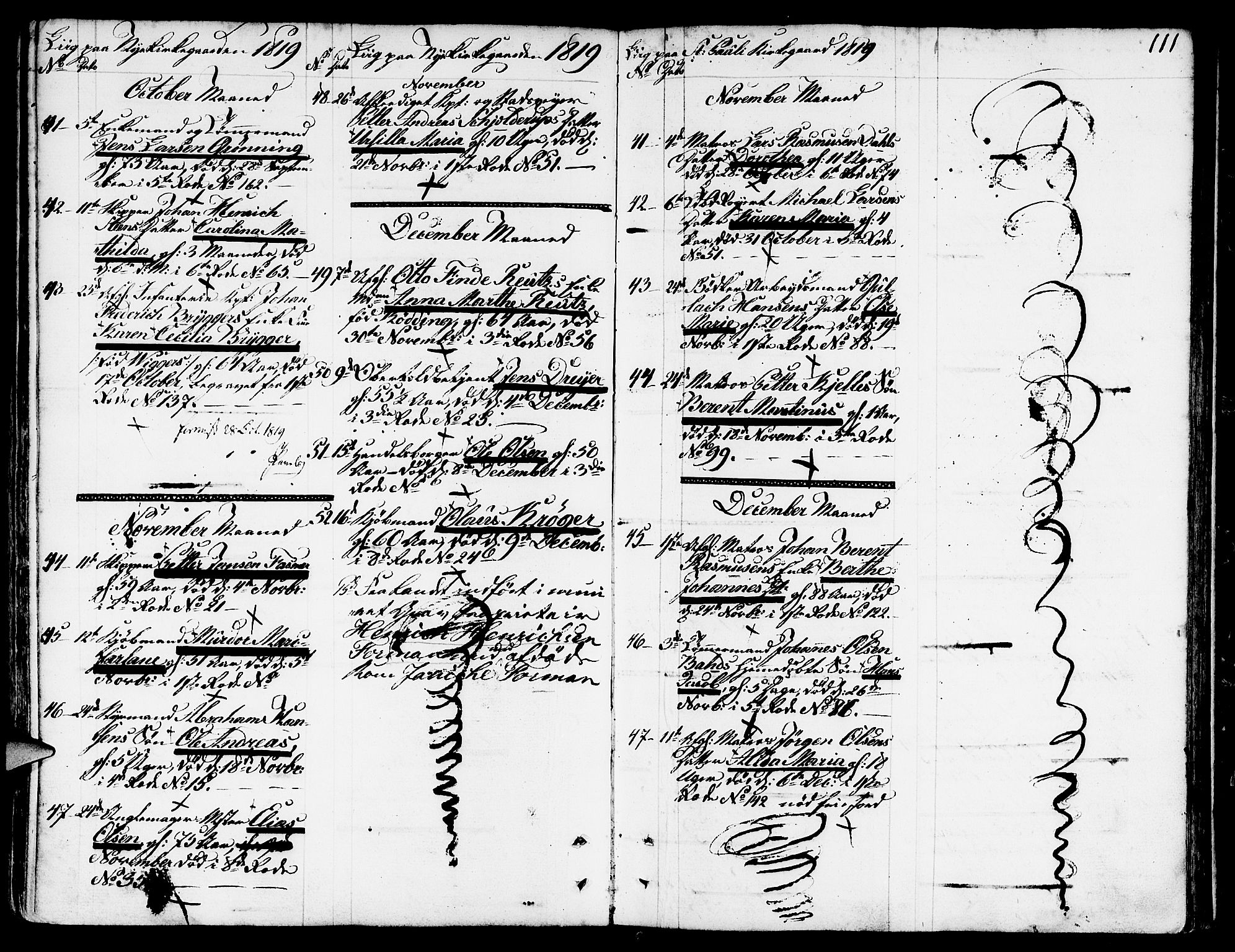 Nykirken Sokneprestembete, AV/SAB-A-77101/H/Hab/L0002: Parish register (copy) no. A 3, 1775-1820, p. 111