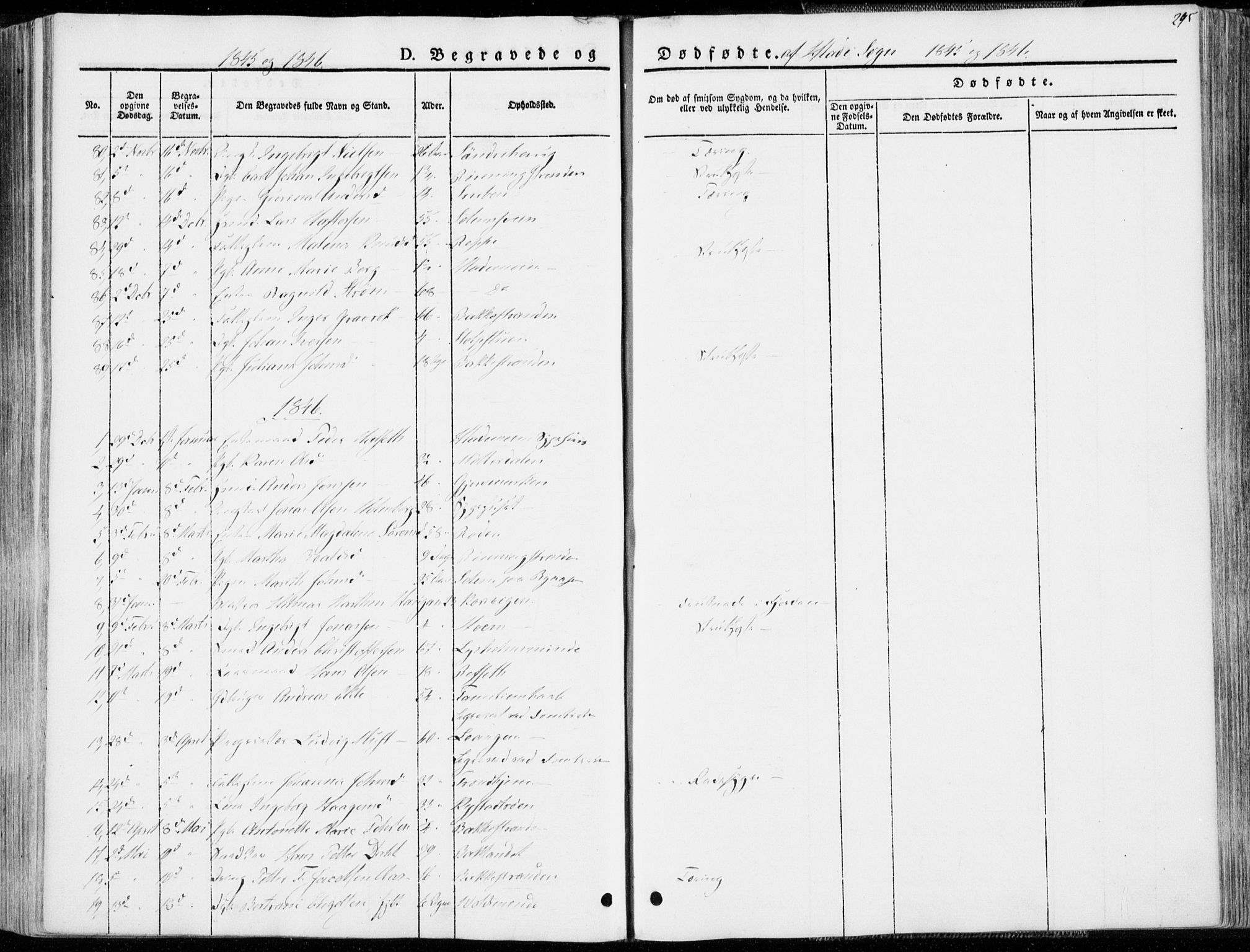 Ministerialprotokoller, klokkerbøker og fødselsregistre - Sør-Trøndelag, AV/SAT-A-1456/606/L0290: Parish register (official) no. 606A05, 1841-1847, p. 295